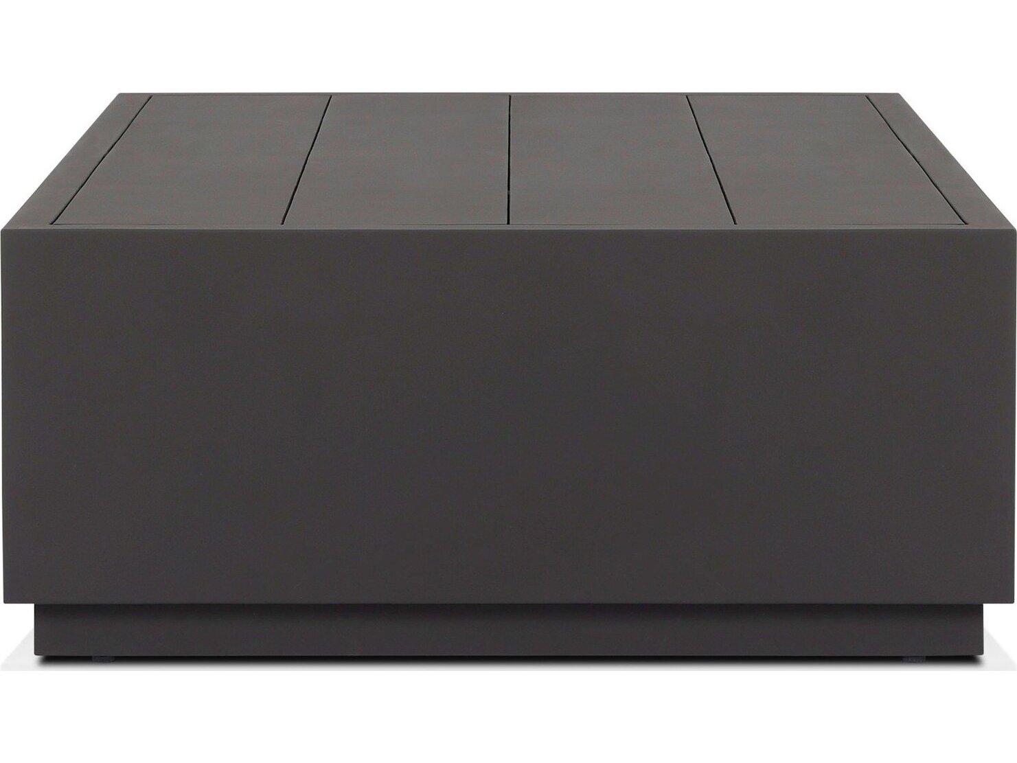 Four Hands Outdoor Solano Messo Bronze Aluminum Rectangular Coffee Table