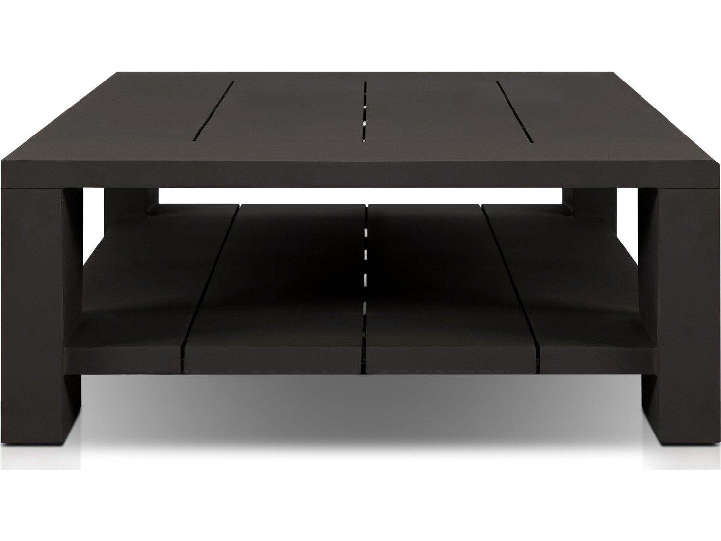 Four Hands Outdoor Garwood Roca Metal Coffee Table - Bronze