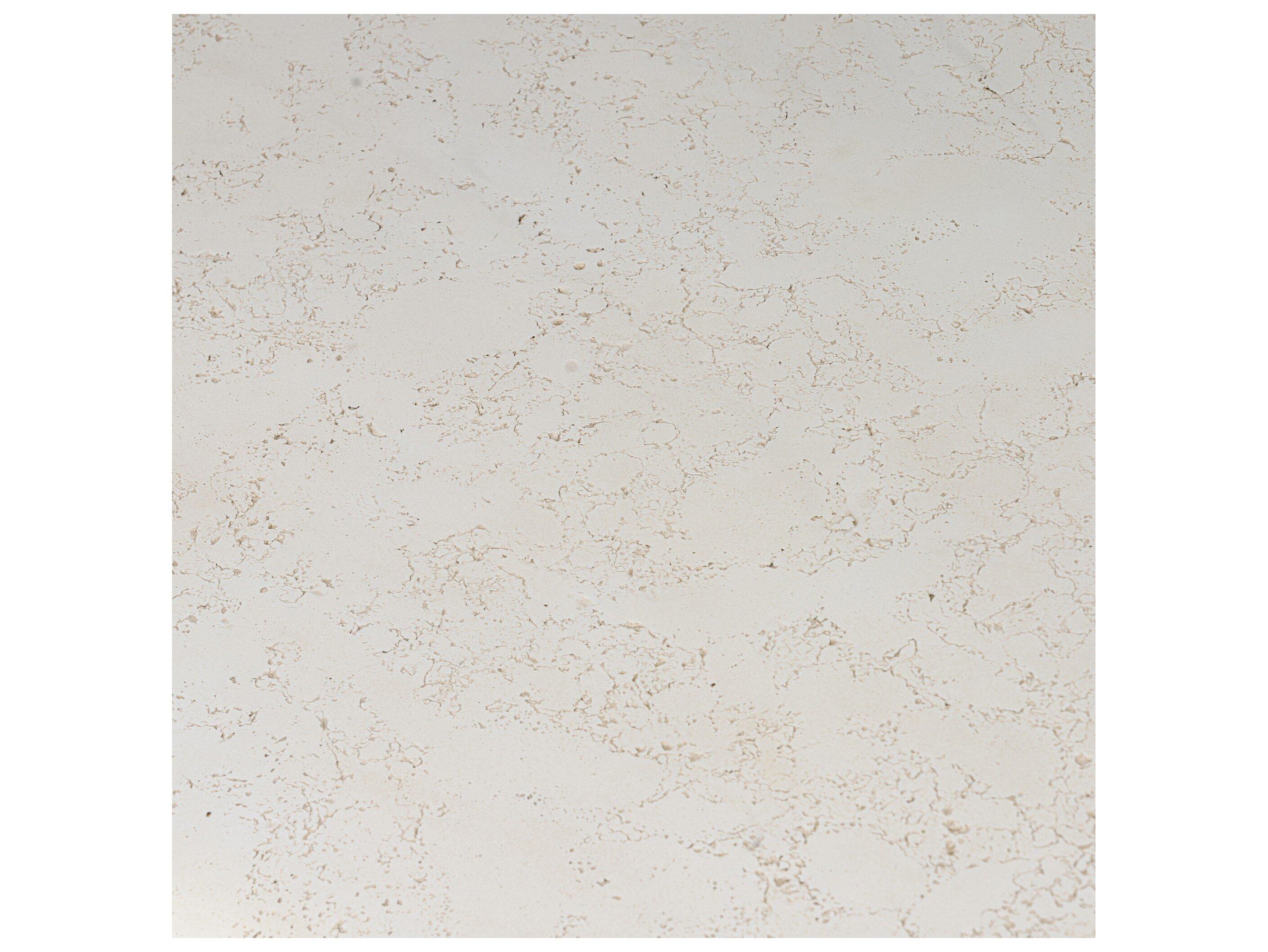 Four Hands Outdoor Chandler Ambra  Aged White Concrete 48" Square Coffee Table