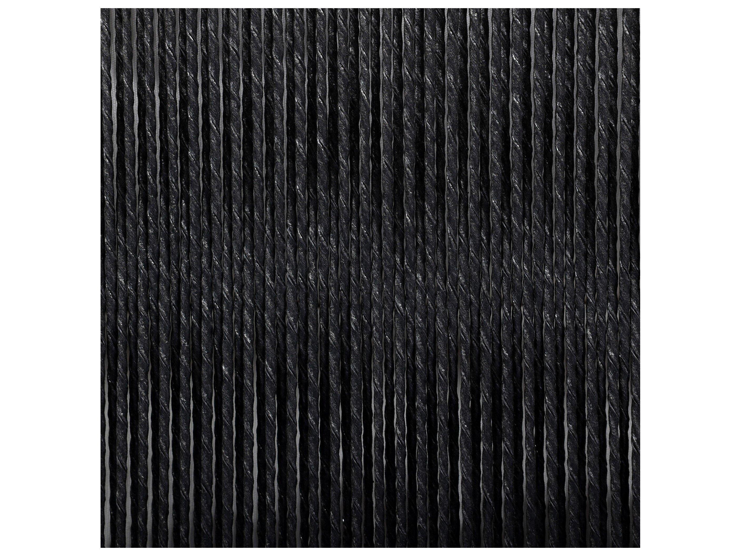 Four Hands Outdoor Solano Mondira Faux Black Hyacinth Wicker Cushion 97" Sofa in Arashi Salt