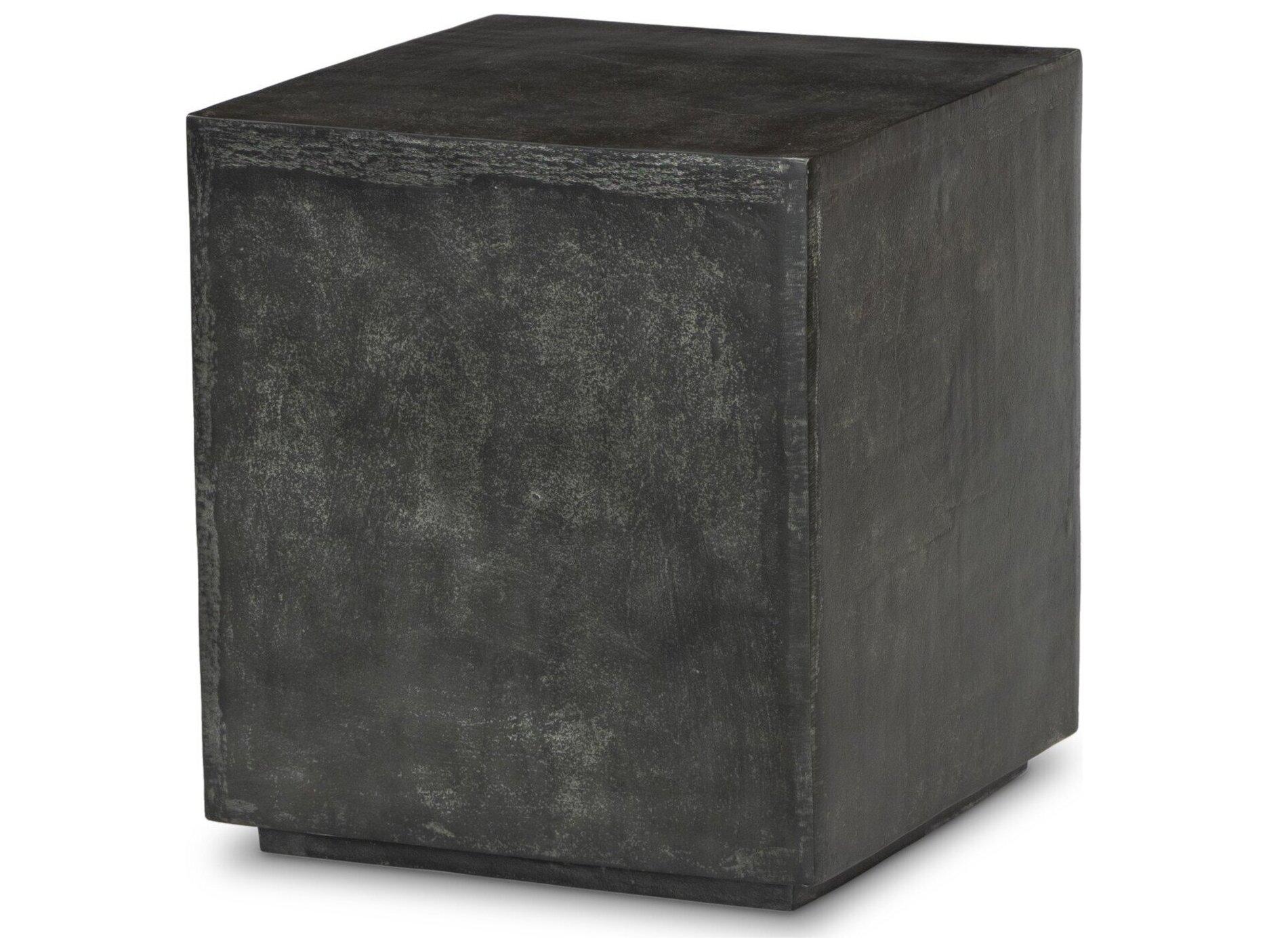 Four Hands Outdoor Marlow Graso Aged Grey Aluminum 18" Square End Table