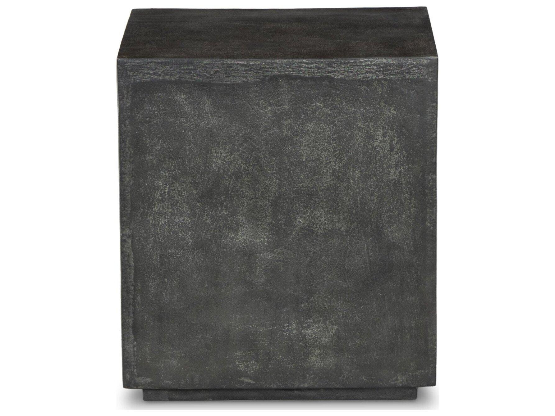 Four Hands Outdoor Marlow Graso Aged Grey Aluminum 18" Square End Table