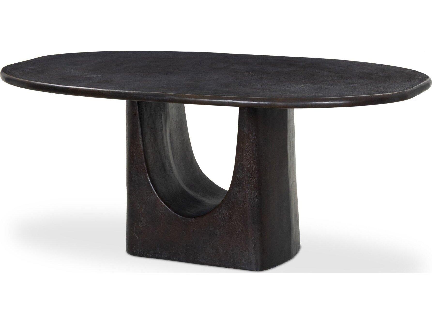 Four Hands Outdoor Amato Outdoor Dining Table-72" Antique Rust