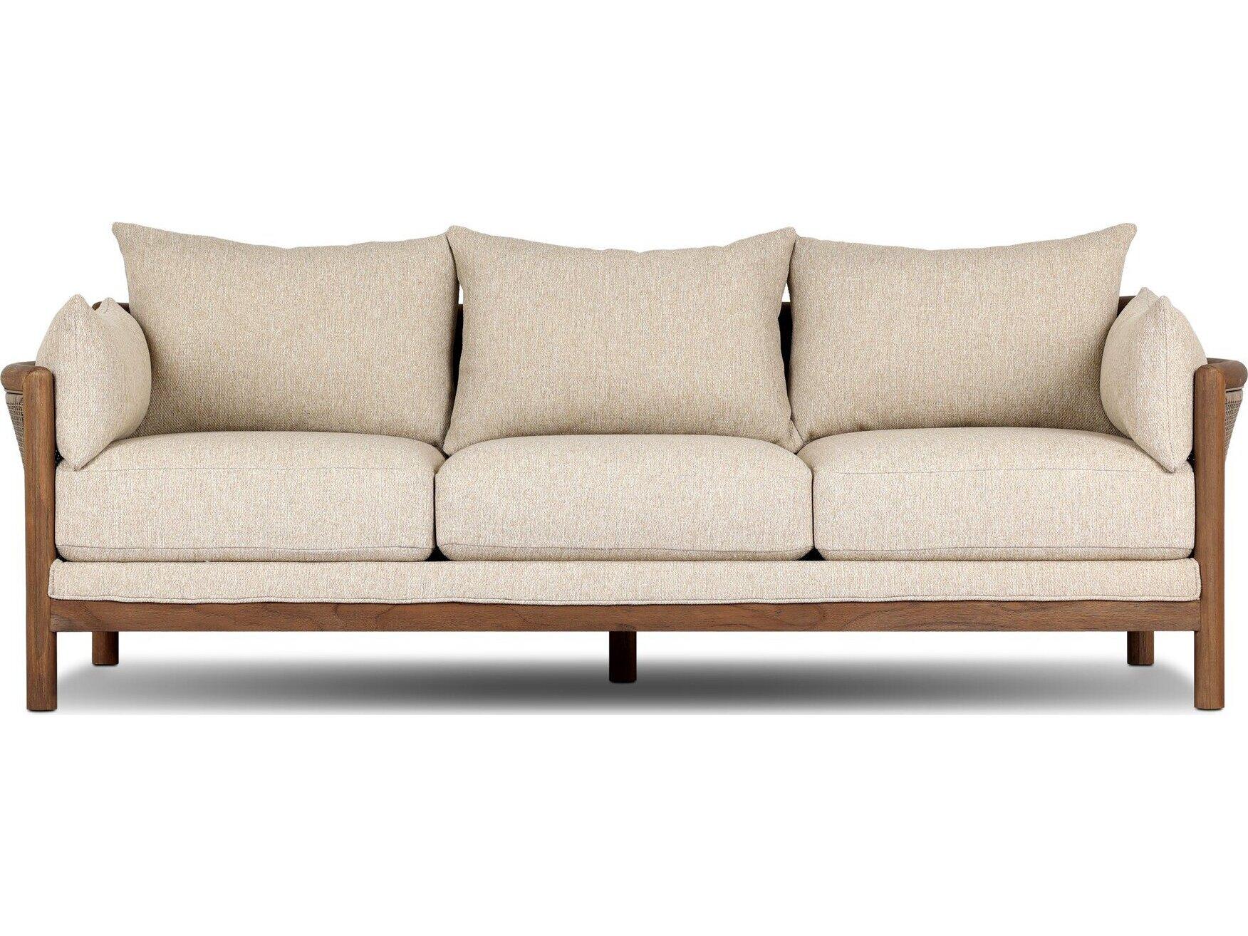 Four Hands Outdoor Duvall Barbosa Teak Cushion Sofa