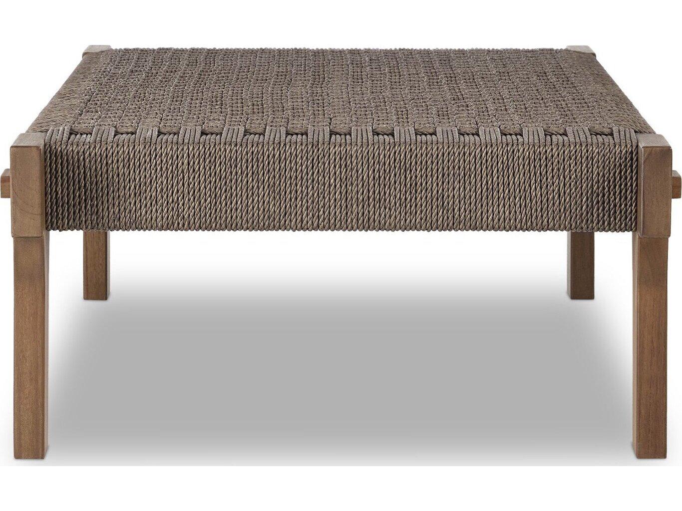 Four Hands Outdoor Duvall Moxie Teak 77" x 30" Rectangular Coffee Table