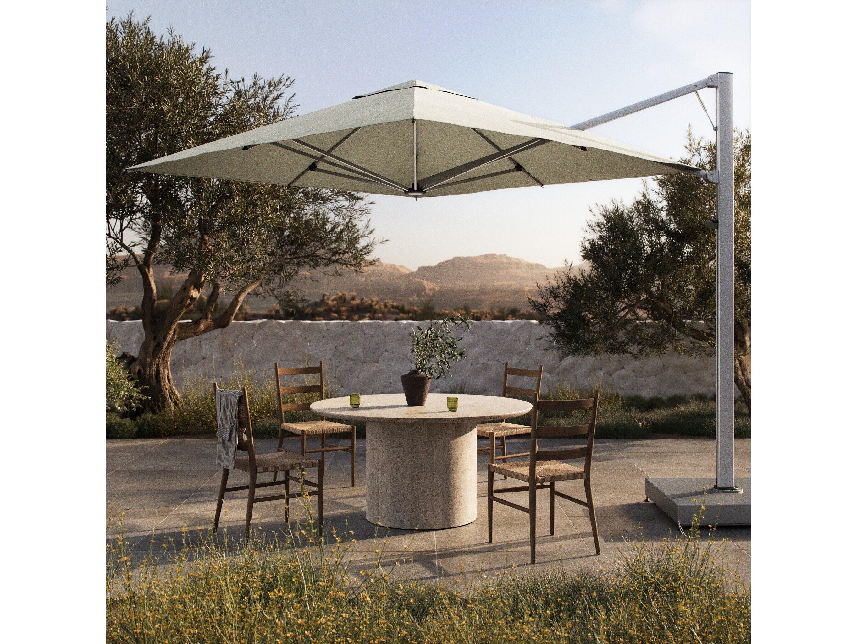 Four Hands Outdoor Romero Oyster Square Umbrella