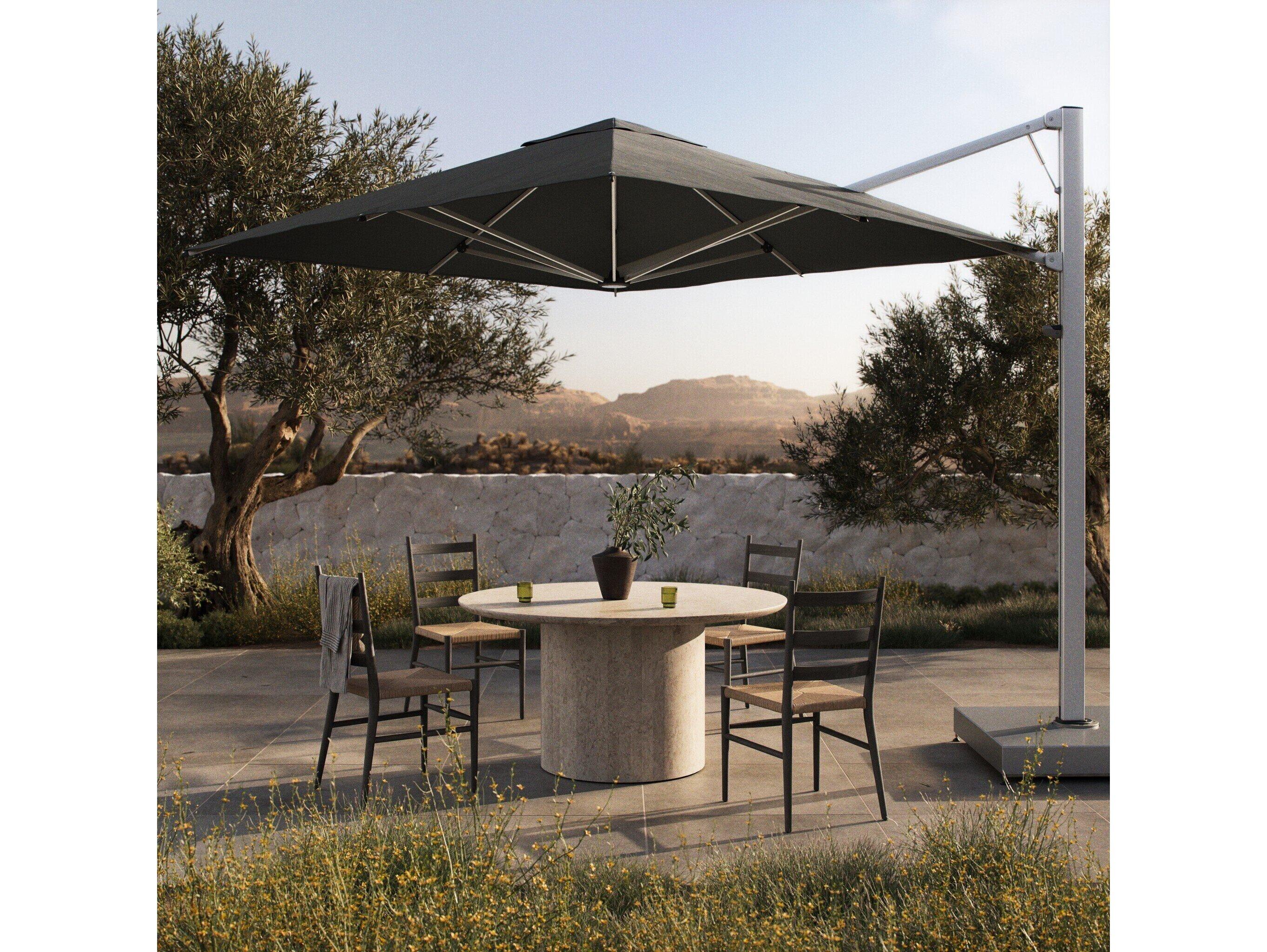 Four Hands Outdoor Romero Black Square Umbrella