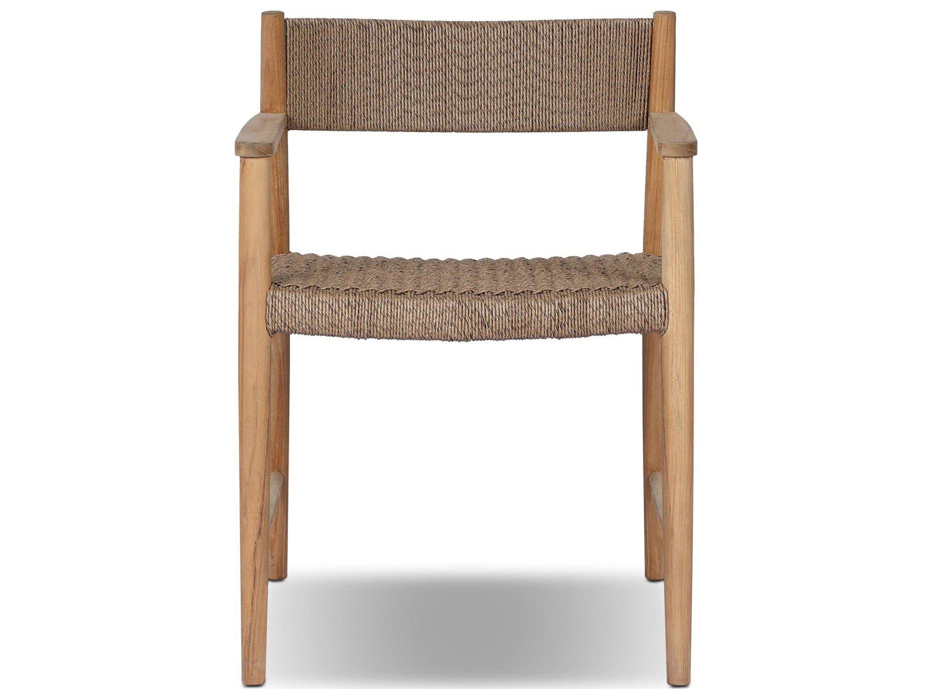 Four Hands Outdoor Boston Outdoor Dining Chair Faux Dark Hyacinth