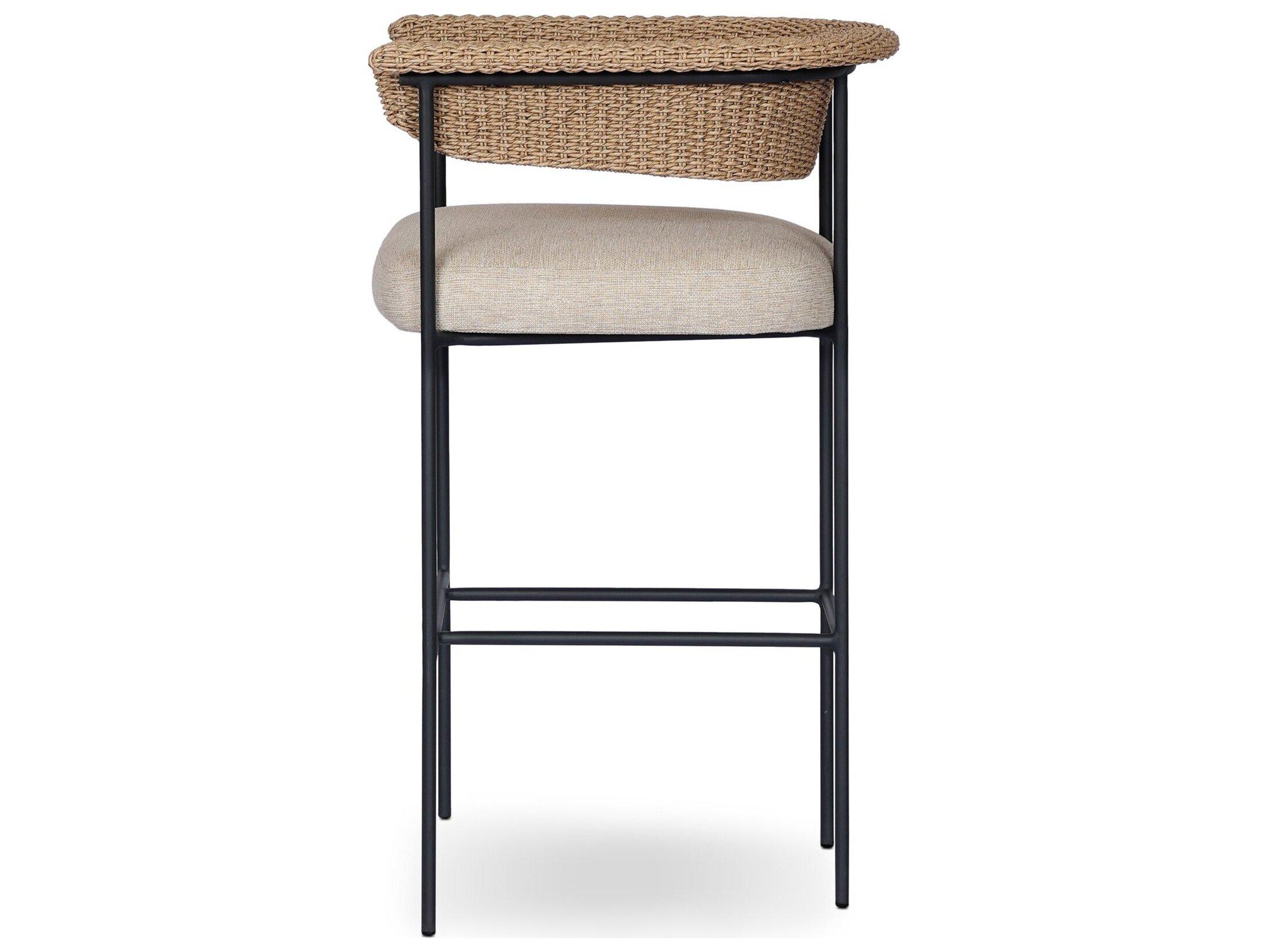 Four Hands Outdoor Carrie Outdoor Stool Ellor Beige