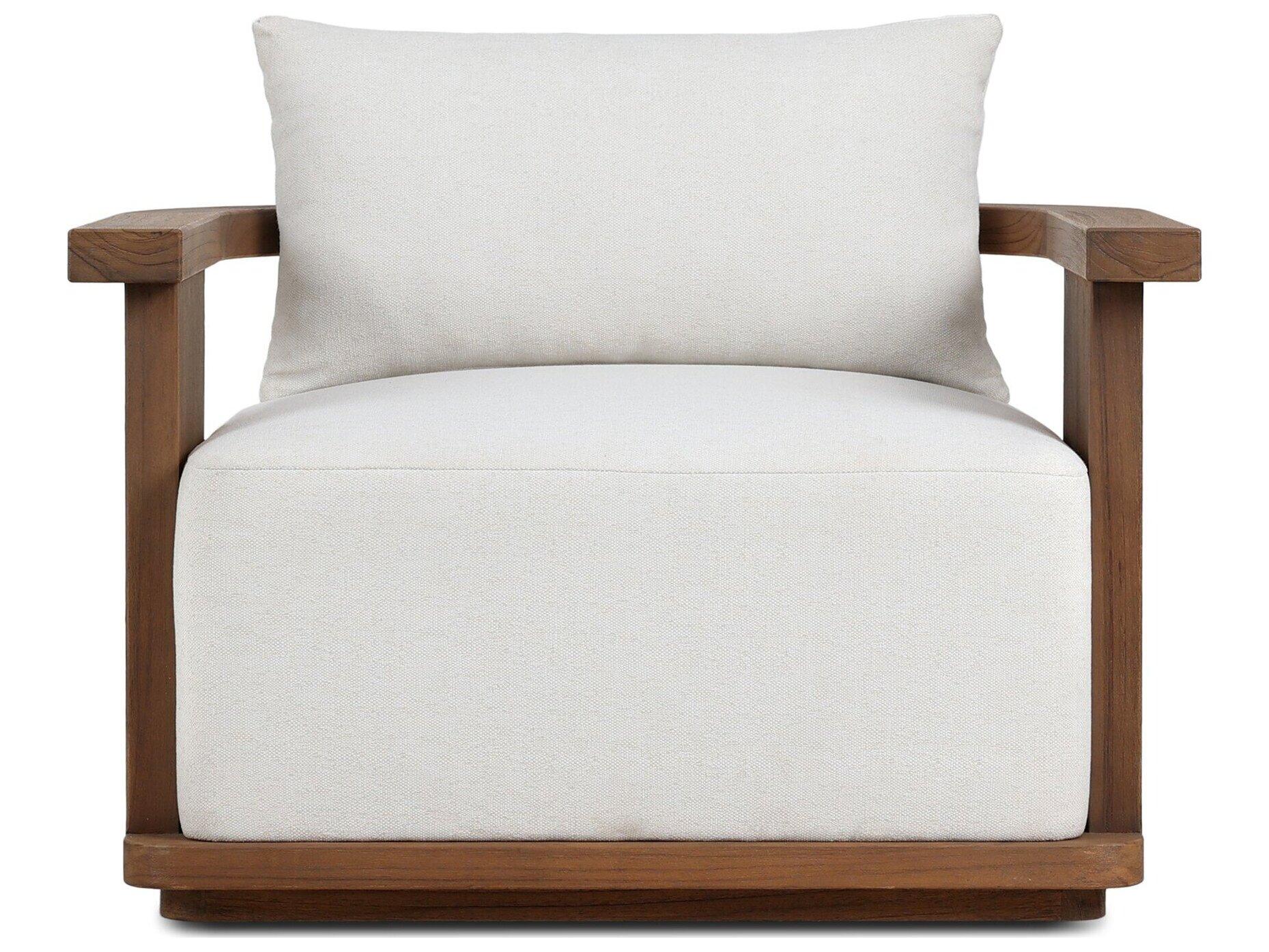 Four Hands Outdoor Tahana Outdoor Swivel Chair Alessi Linen