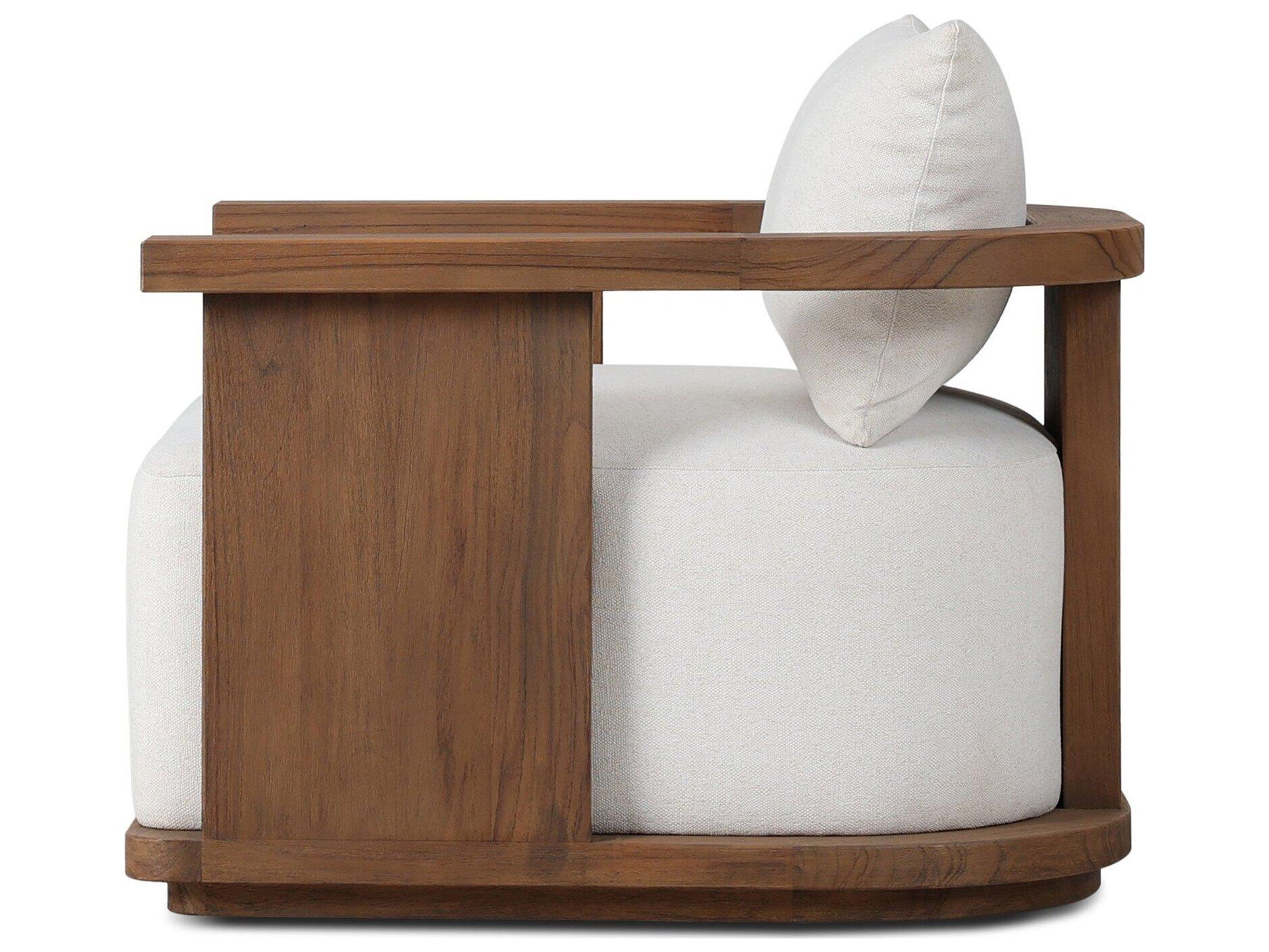 Four Hands Outdoor Tahana Outdoor Swivel Chair Alessi Linen