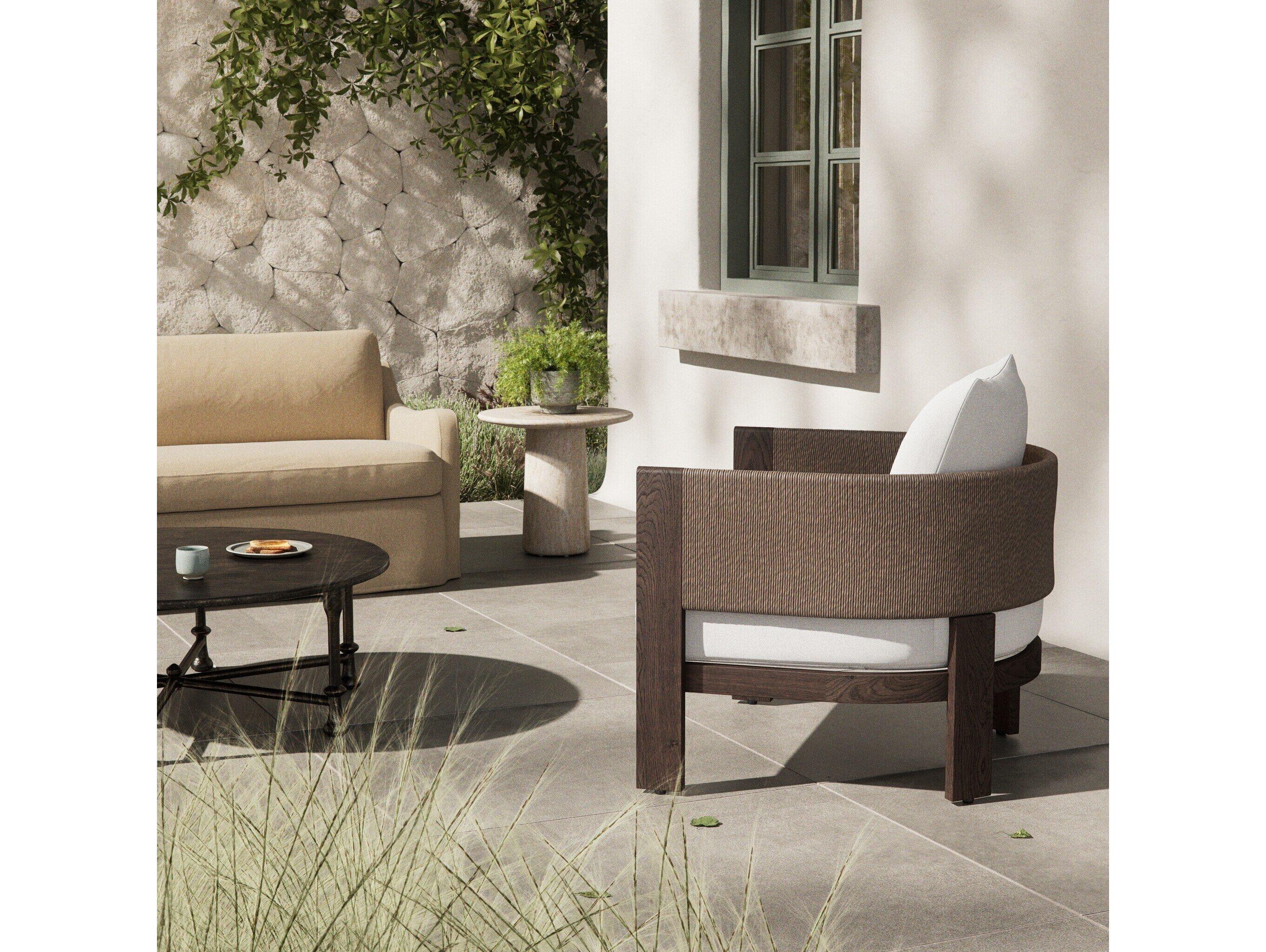 Four Hands Outdoor Delancy Outdoor Chair Arashi Salt