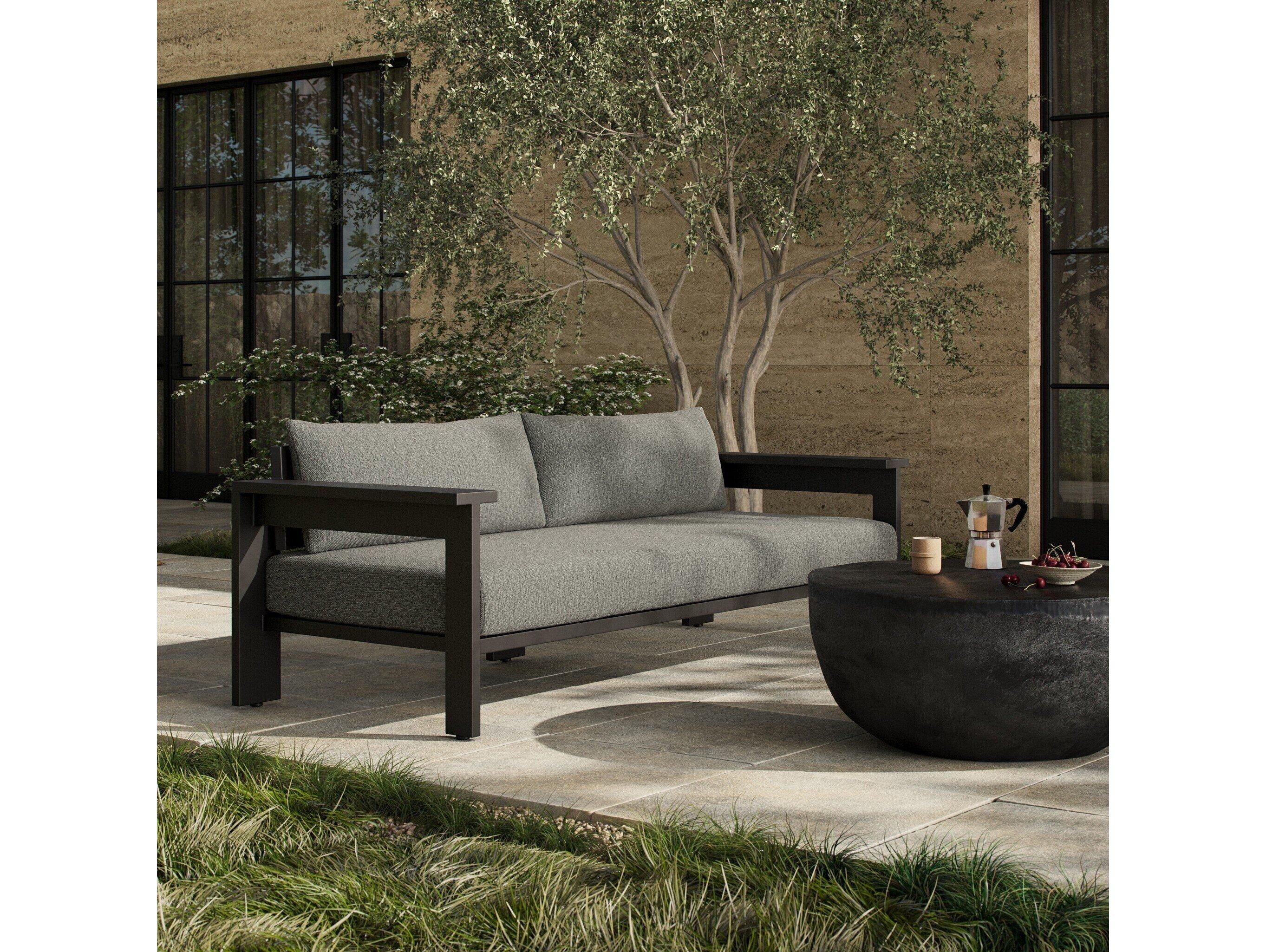 Four Hands Outdoor Hyder Outdoor Sofa Concha Fog