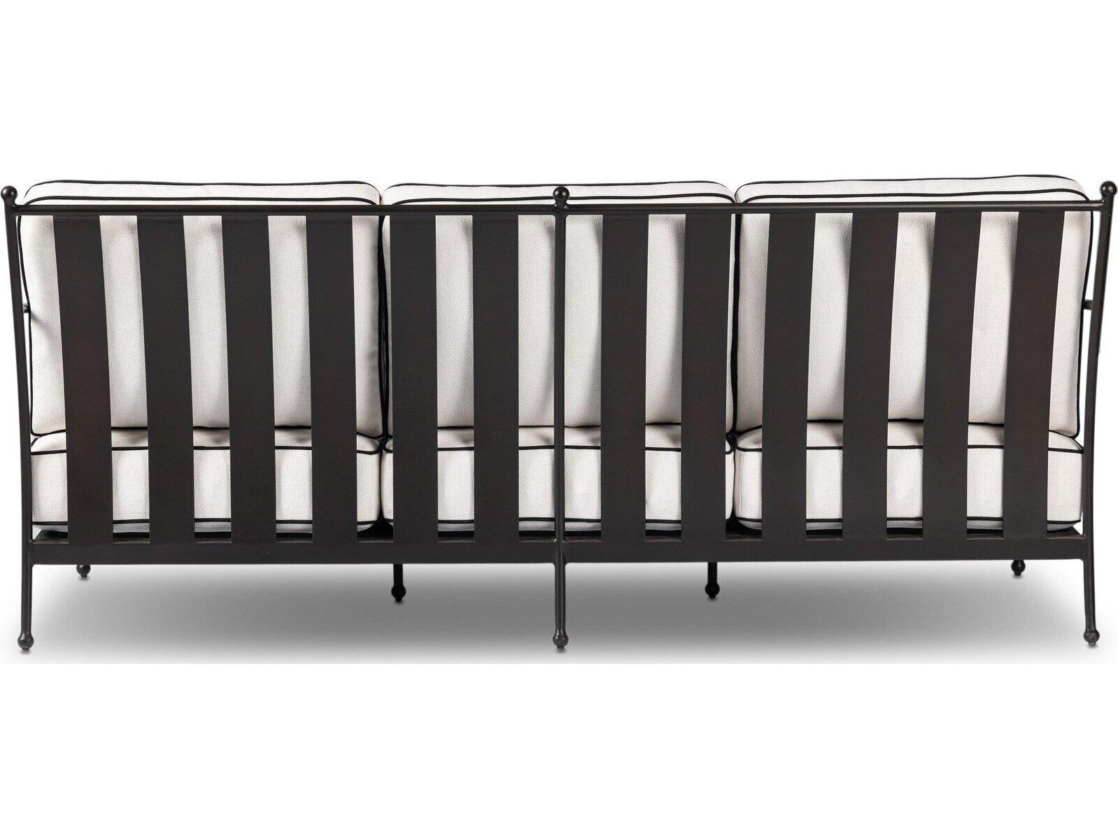 Four Hands Outdoor Westgate Alessi Linen Aluminum Cushion Sofa