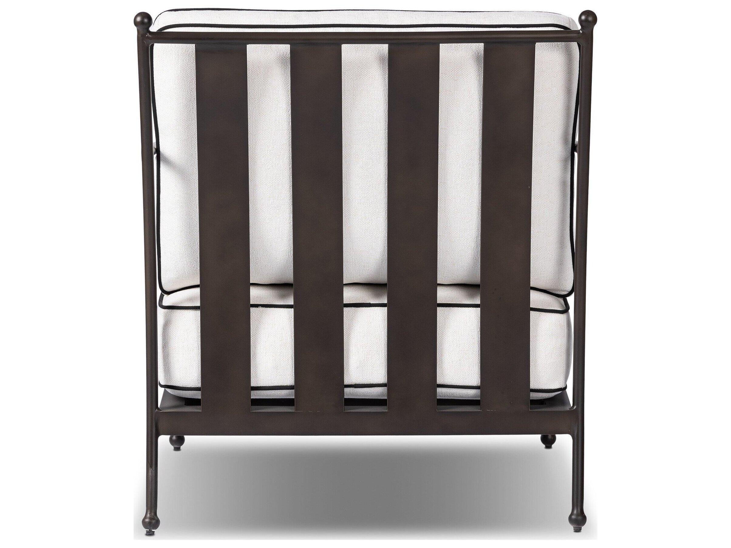 Four Hands Outdoor Westgate Alessi Linen Aluminum Cushion Lounge Chair