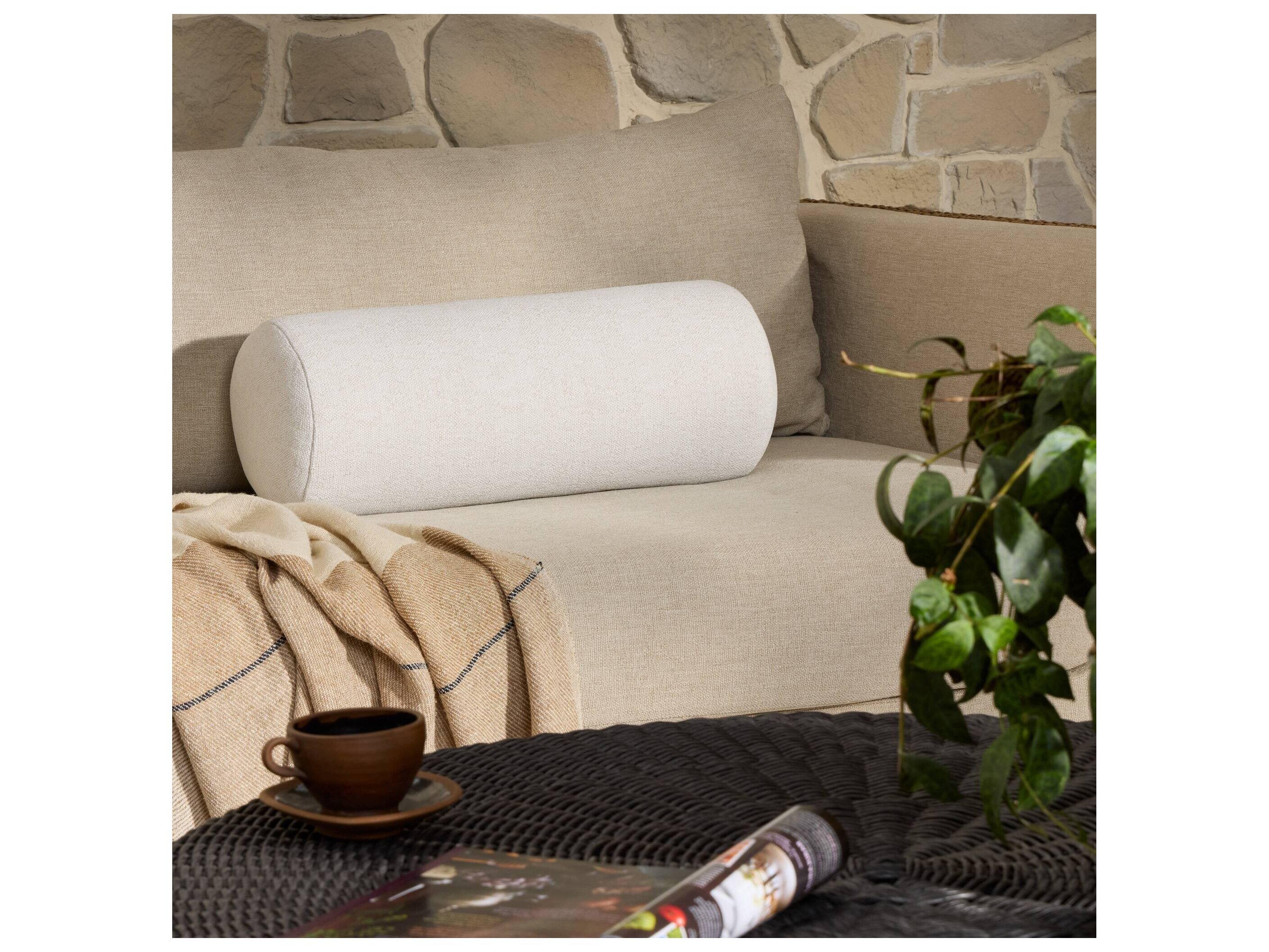 Four Hands Outdoor Townes Outdoor Bolster Pillow - Alessi Linen
