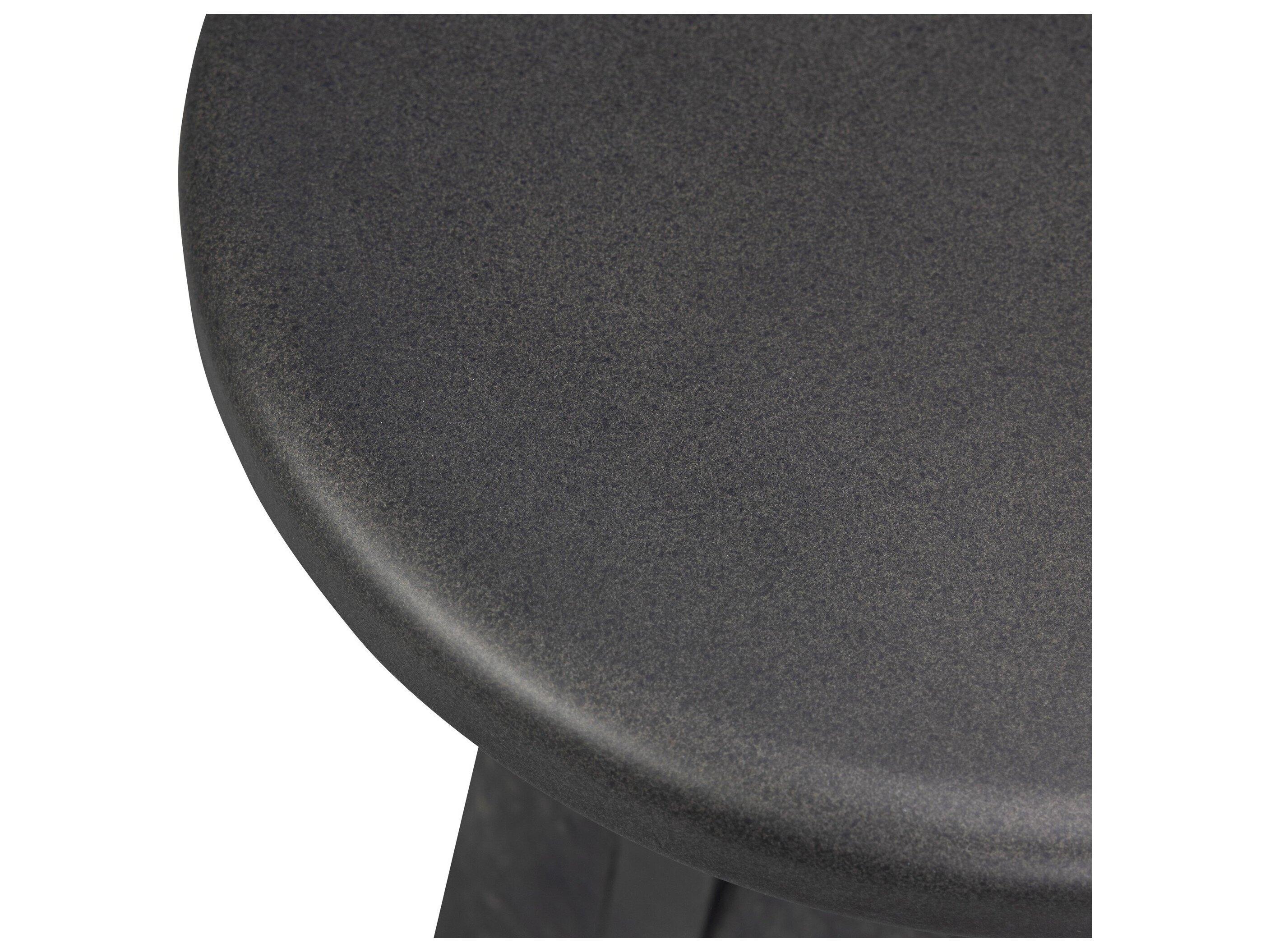 Four Hands Outdoor Daro Outdoor End Table - Charcoal Concrete
