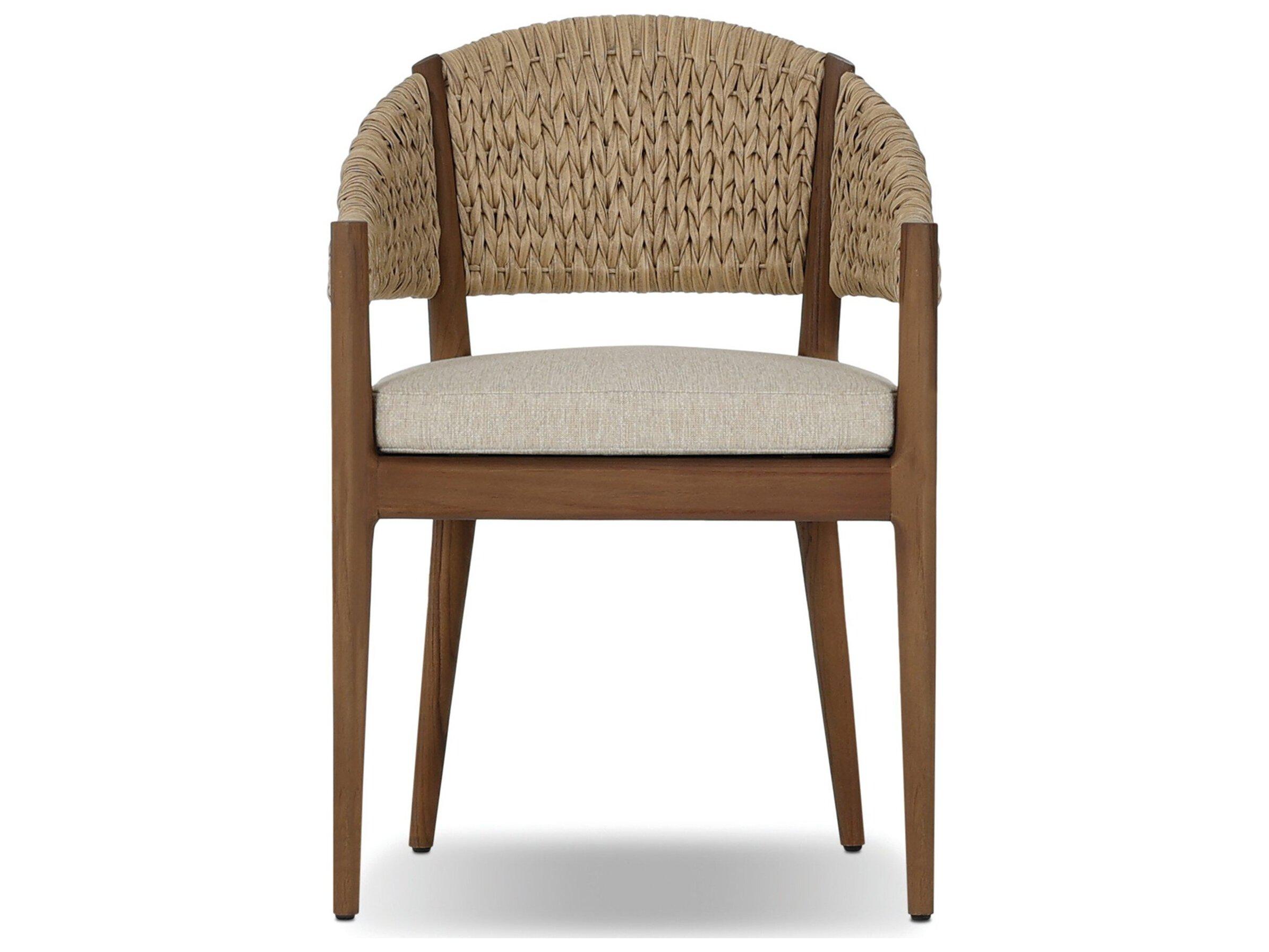 Four Hands Outdoor Atwood Outdoor Dining Armchair - Ellor Beige