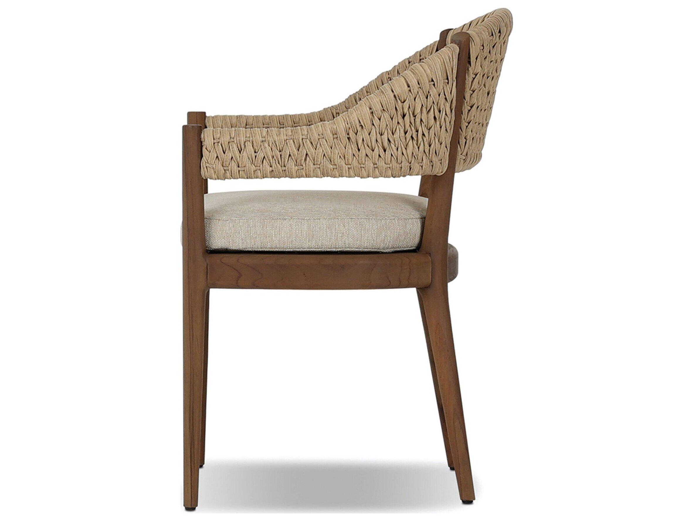 Four Hands Outdoor Atwood Outdoor Dining Armchair - Ellor Beige