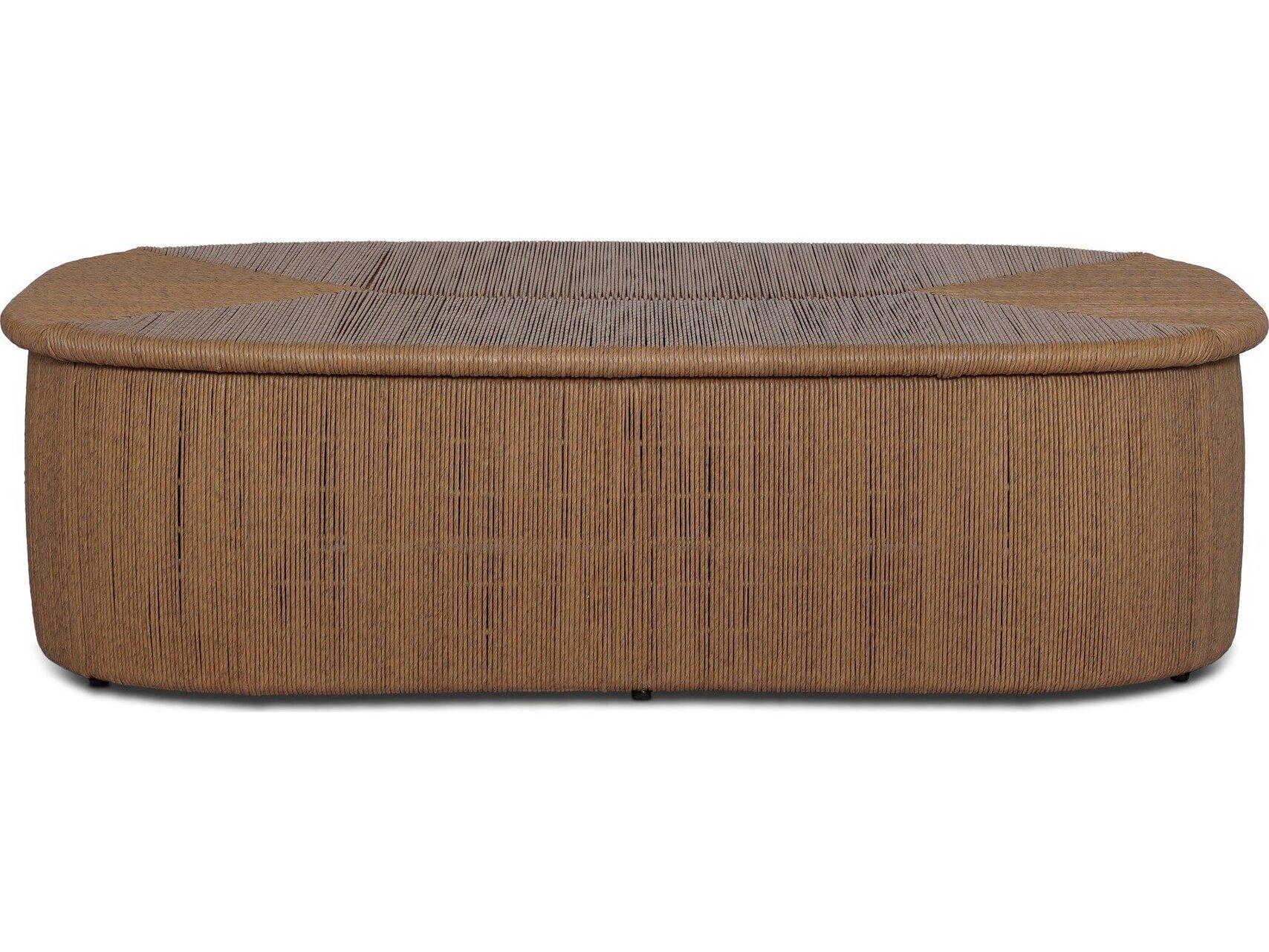 Four Hands Outdoor Taum Outdoor Coffee Table - Textured Sand