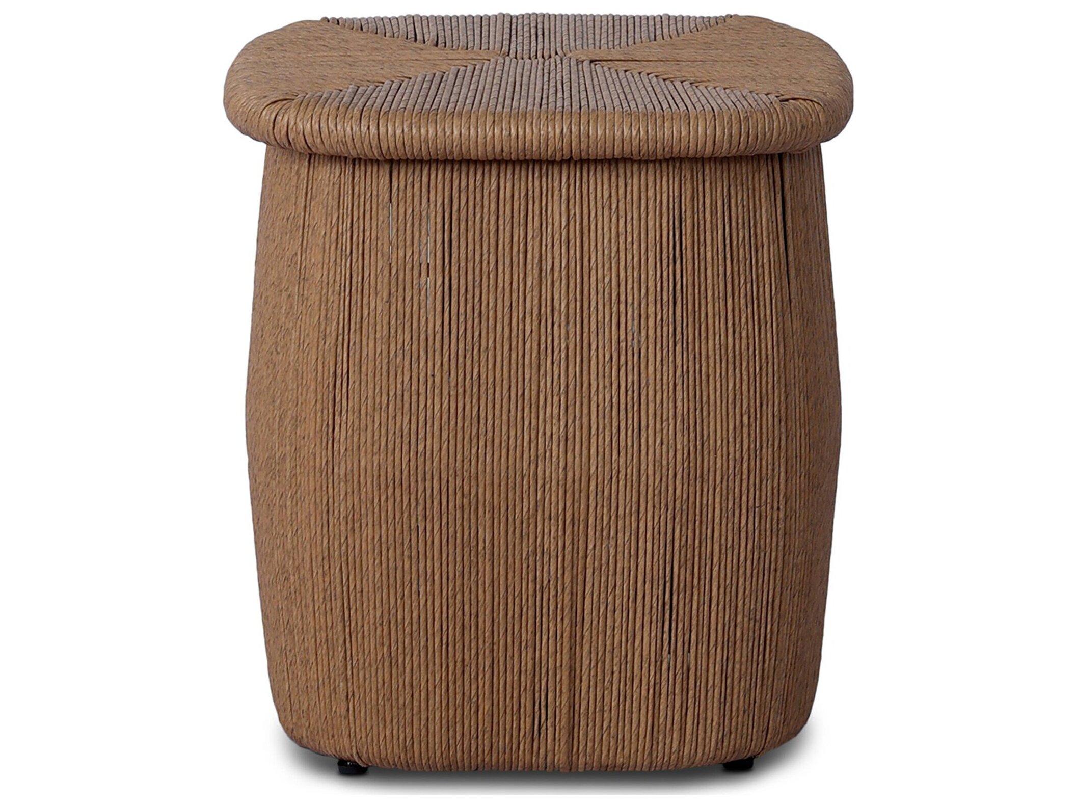 Four Hands Outdoor Taum Outdoor Stool - Textured Sand