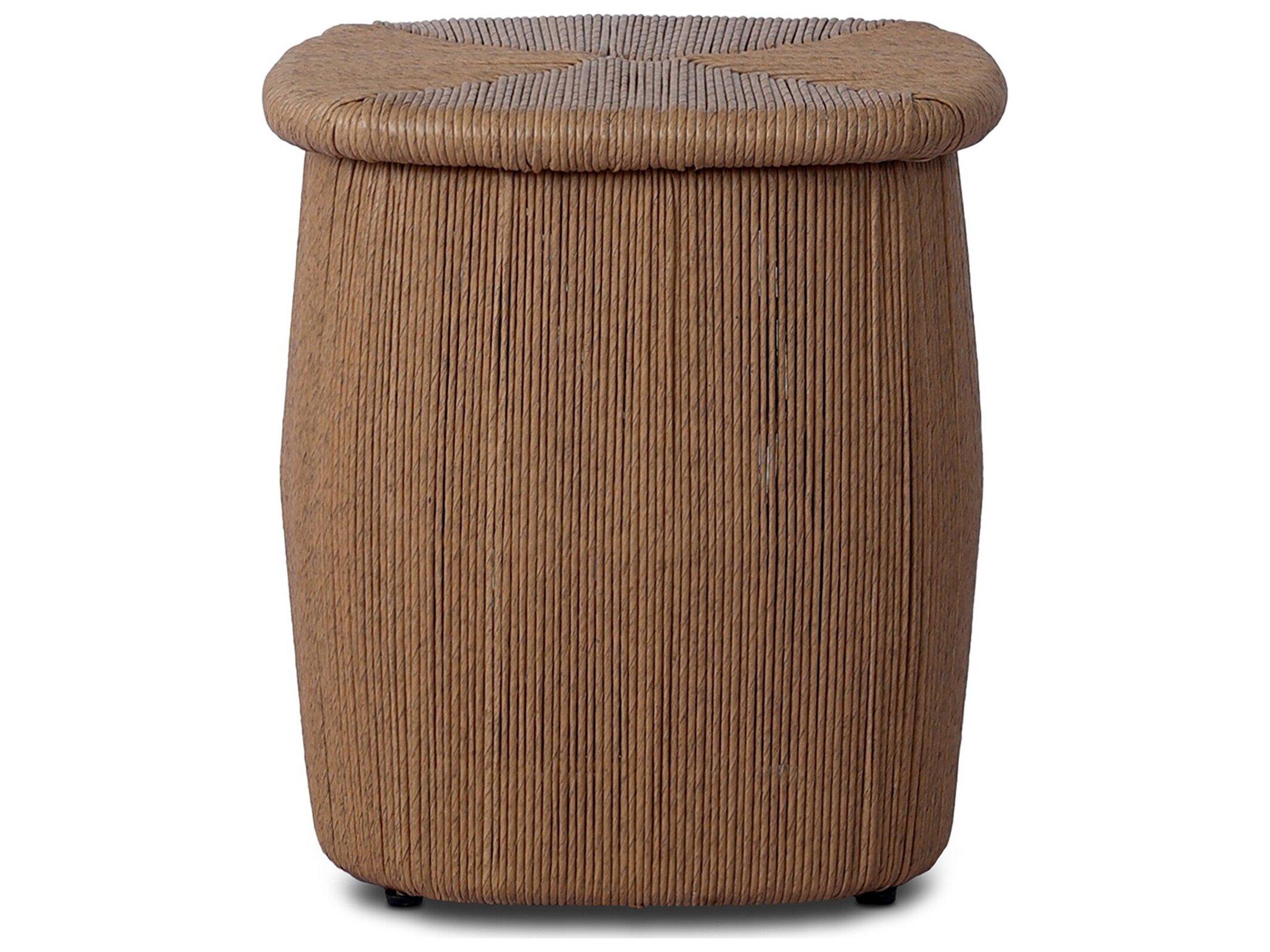 Four Hands Outdoor Taum Outdoor Stool - Textured Sand