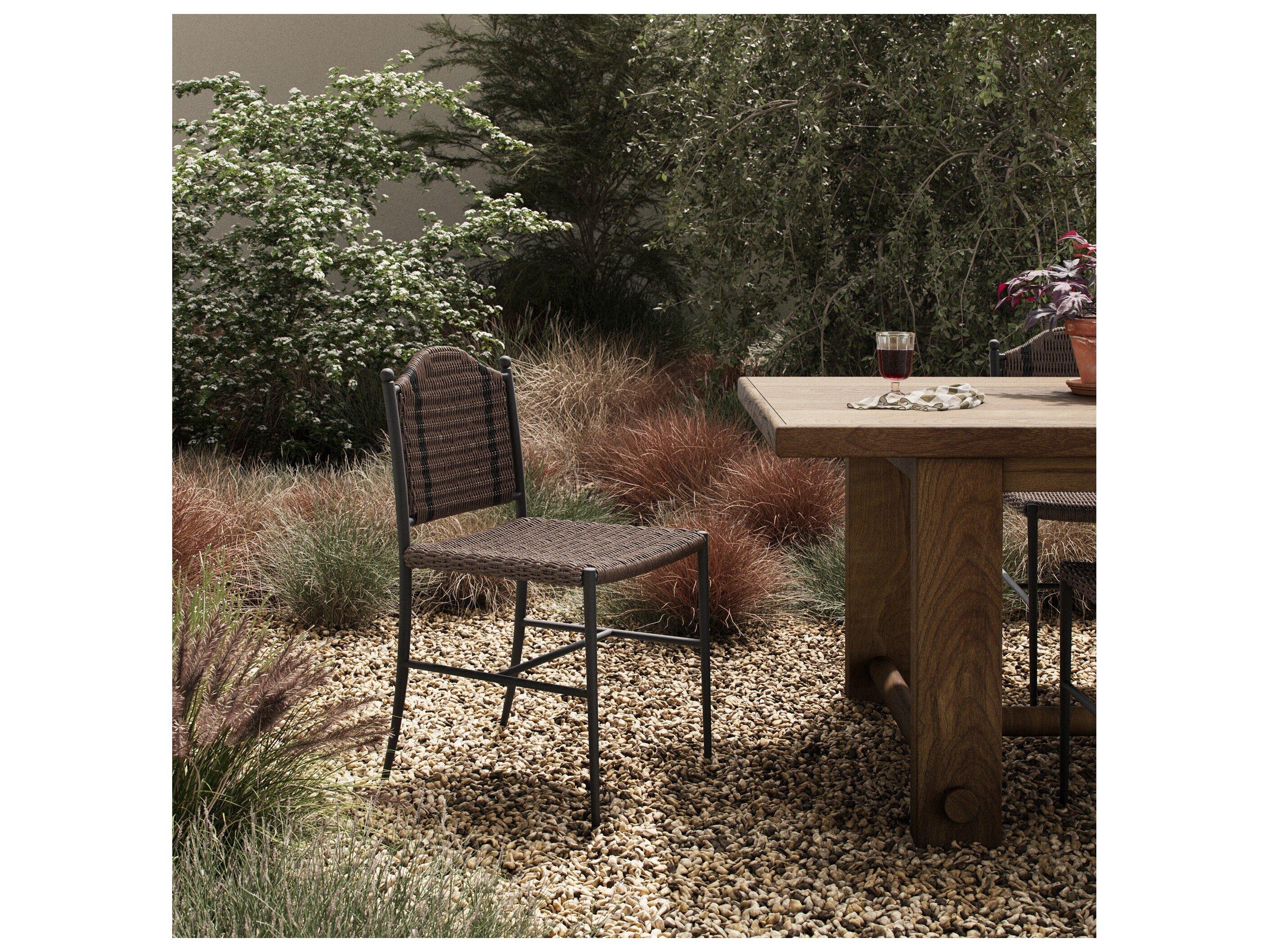 Four Hands Outdoor Abel Outdoor Dining Chair - Tanned Weave