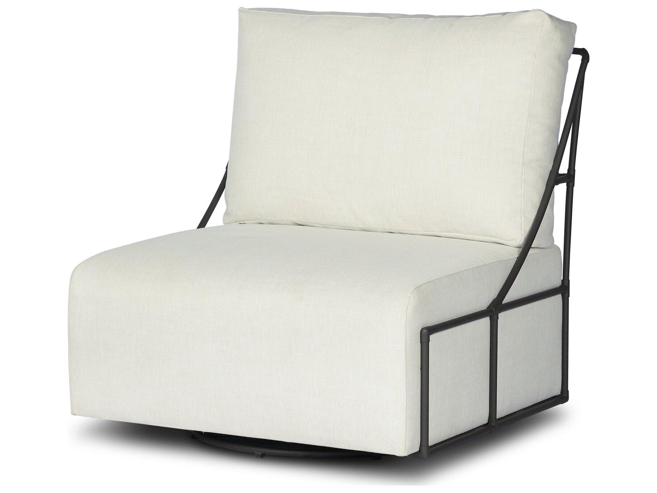 Four Hands Outdoor Enola Outdoor Swivel Chair - Vergo Cream