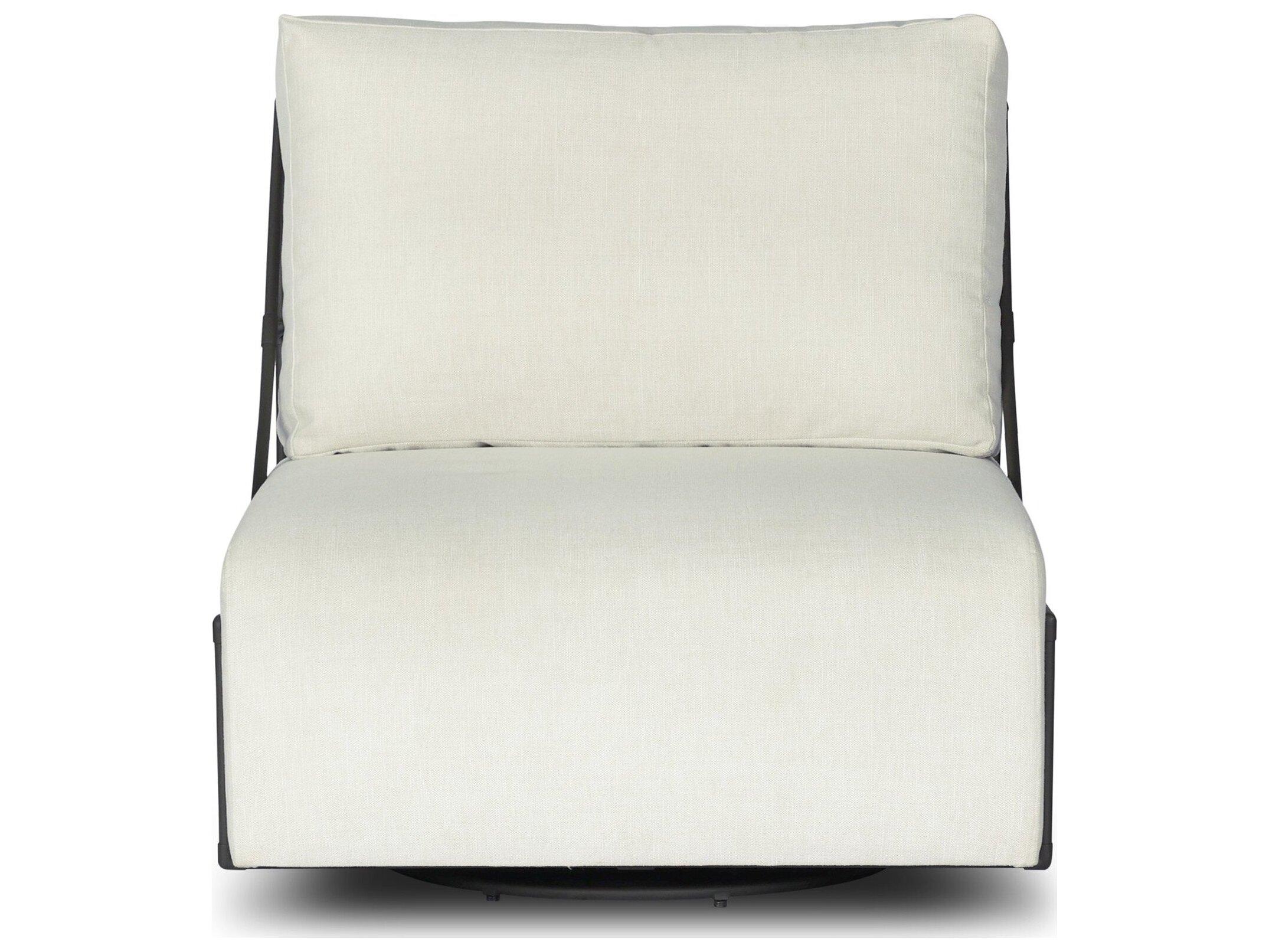 Four Hands Outdoor Enola Outdoor Swivel Chair - Vergo Cream