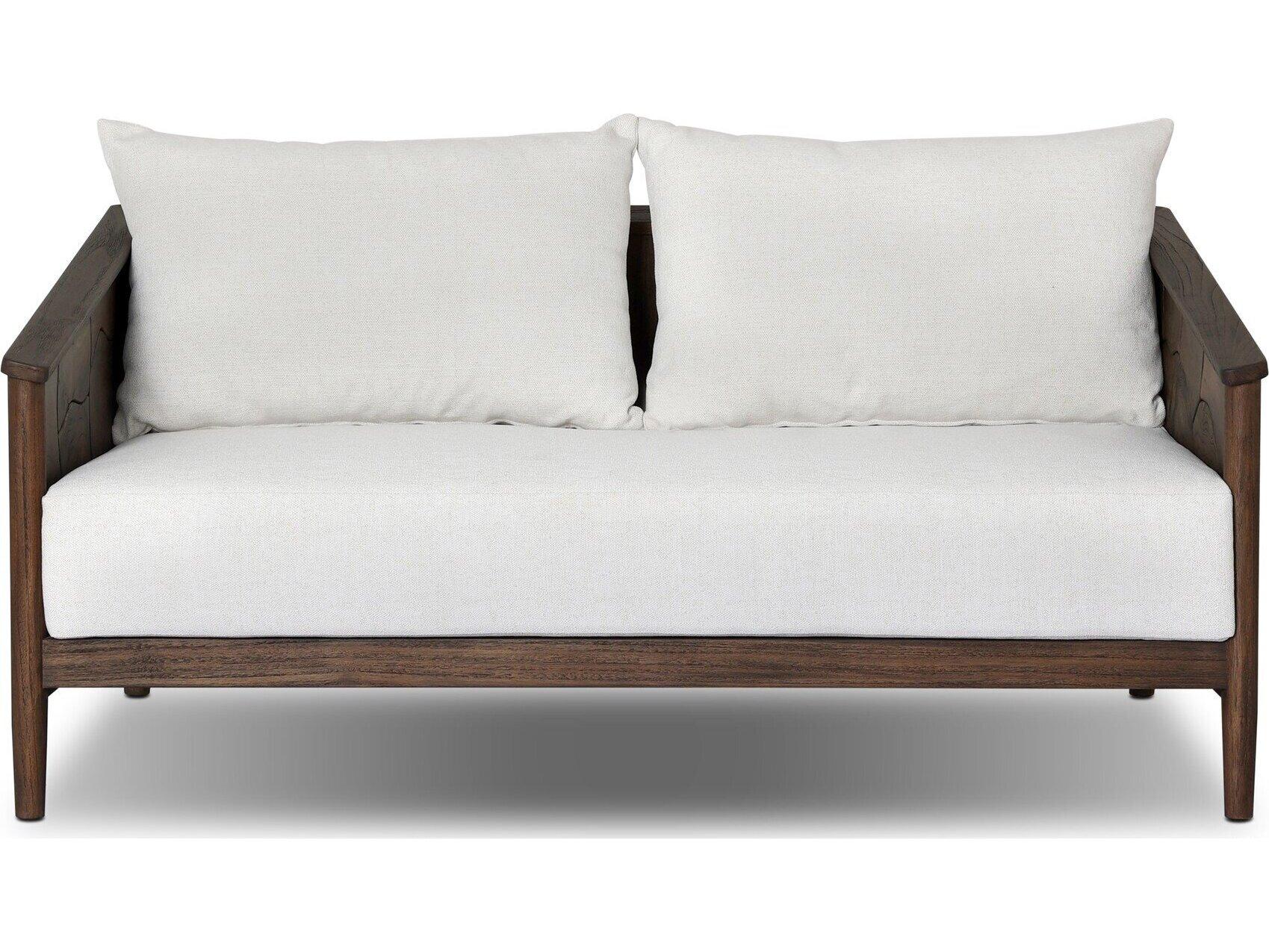 Four Hands Outdoor Ridge Outdoor Sofa-58" - Alessi Linen