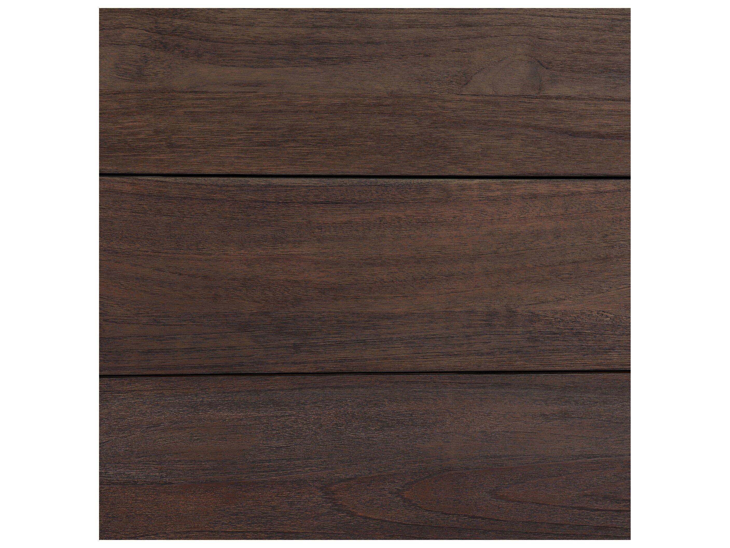 Four Hands Outdoor Soho Outdoor Dining Table - Stained Saddle Brown