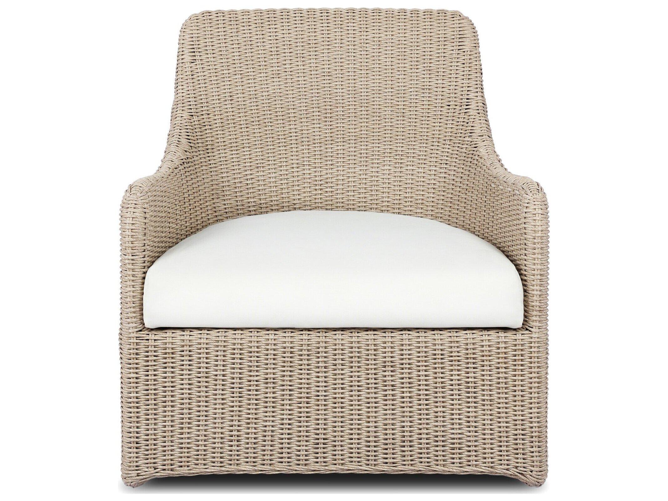 Four Hands Outdoor Blaire Outdoor Swivel Chair - Vintage White