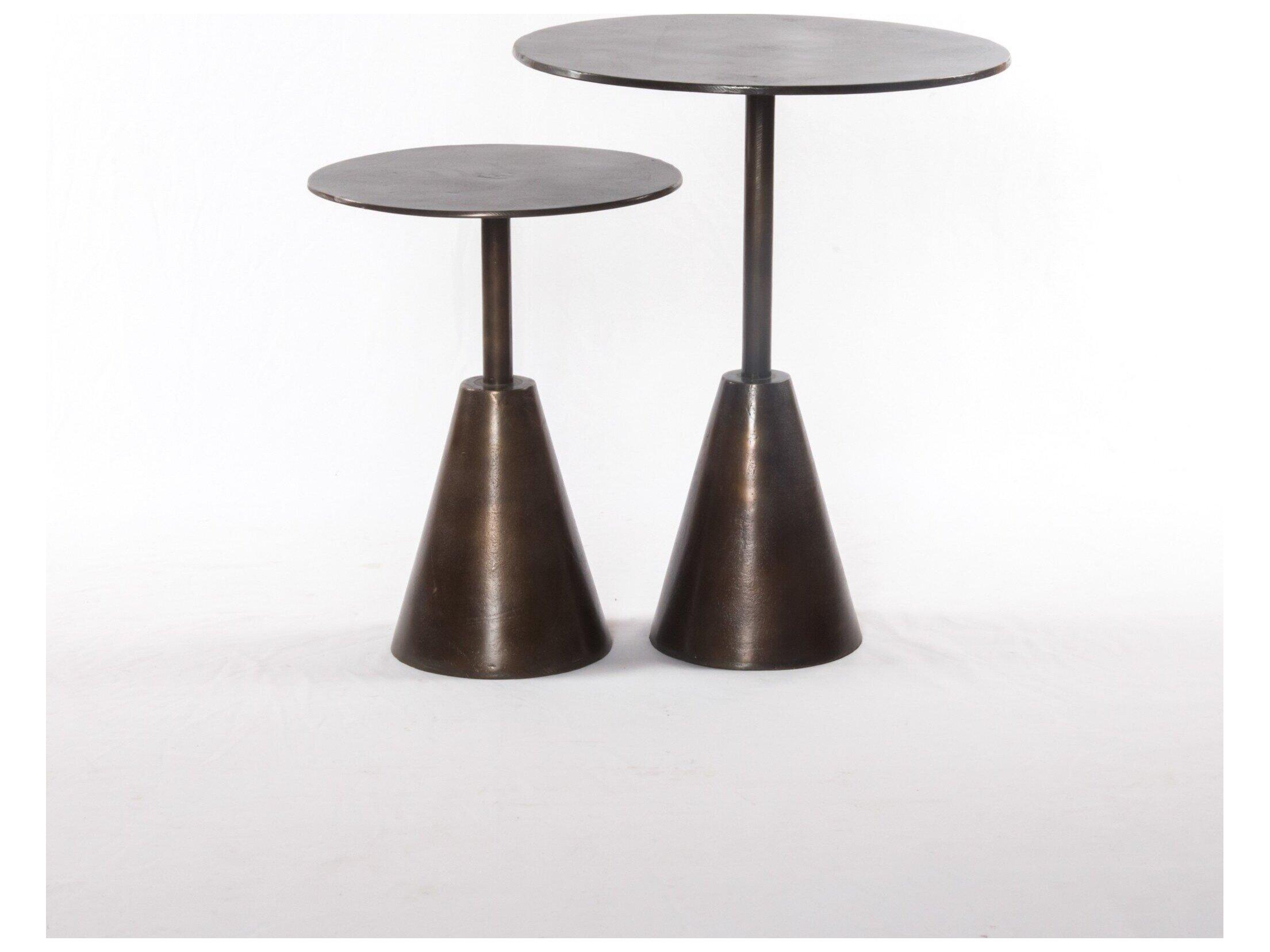 Four Hands Outdoor Marlow Aluminum Round End Table