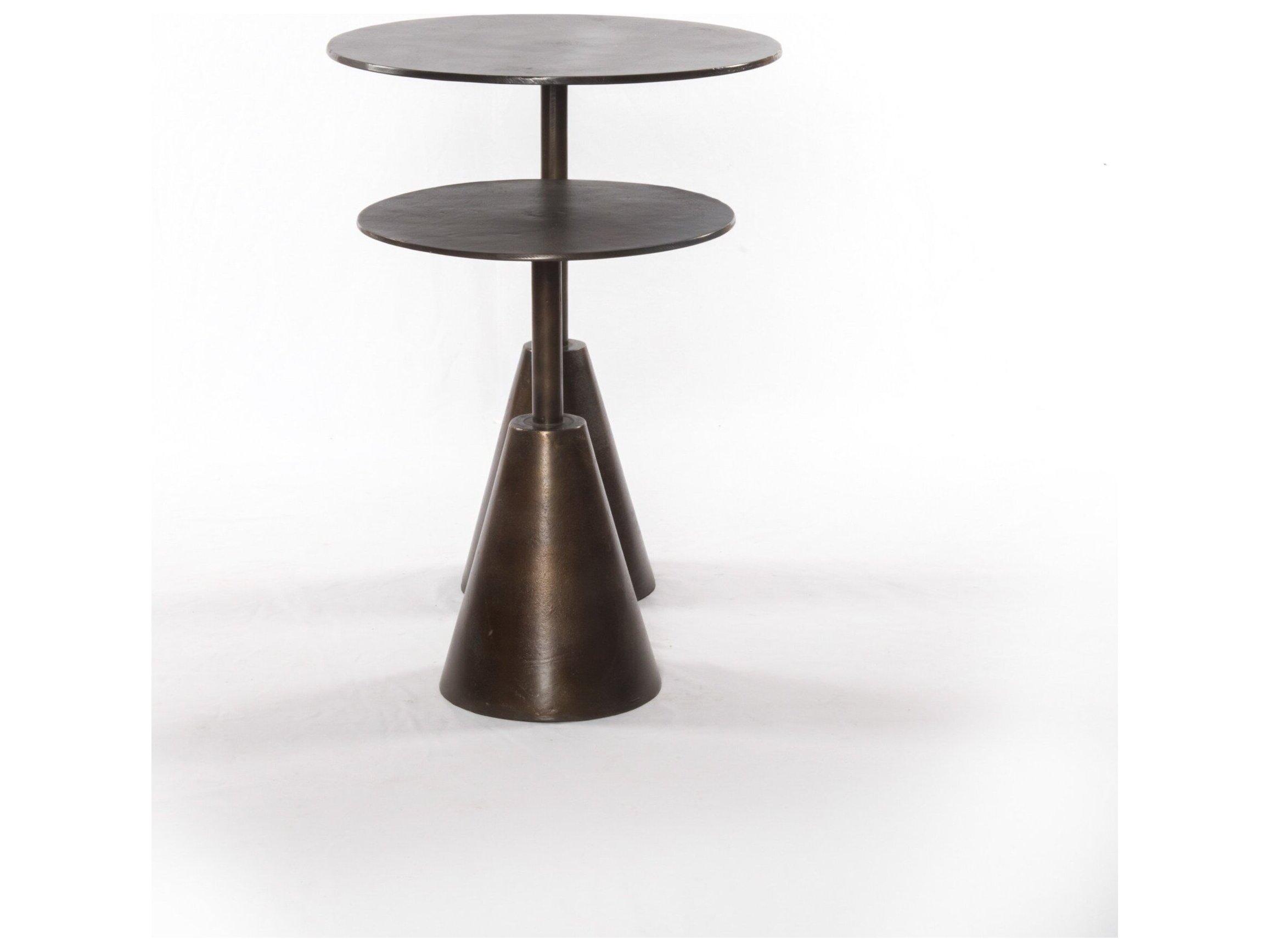 Four Hands Outdoor Marlow Aluminum Round End Table