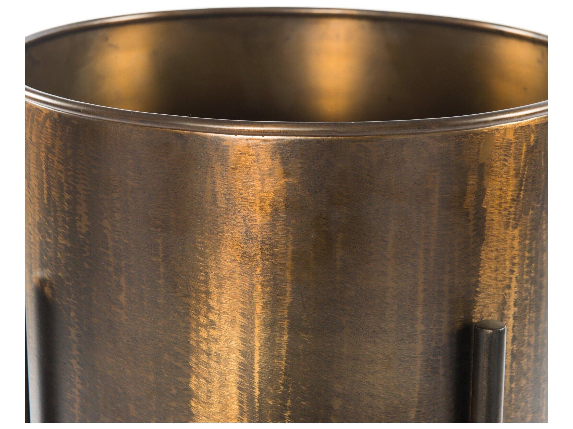 Luxecor Globetrotter Outdoor Weathered Brass Planter
