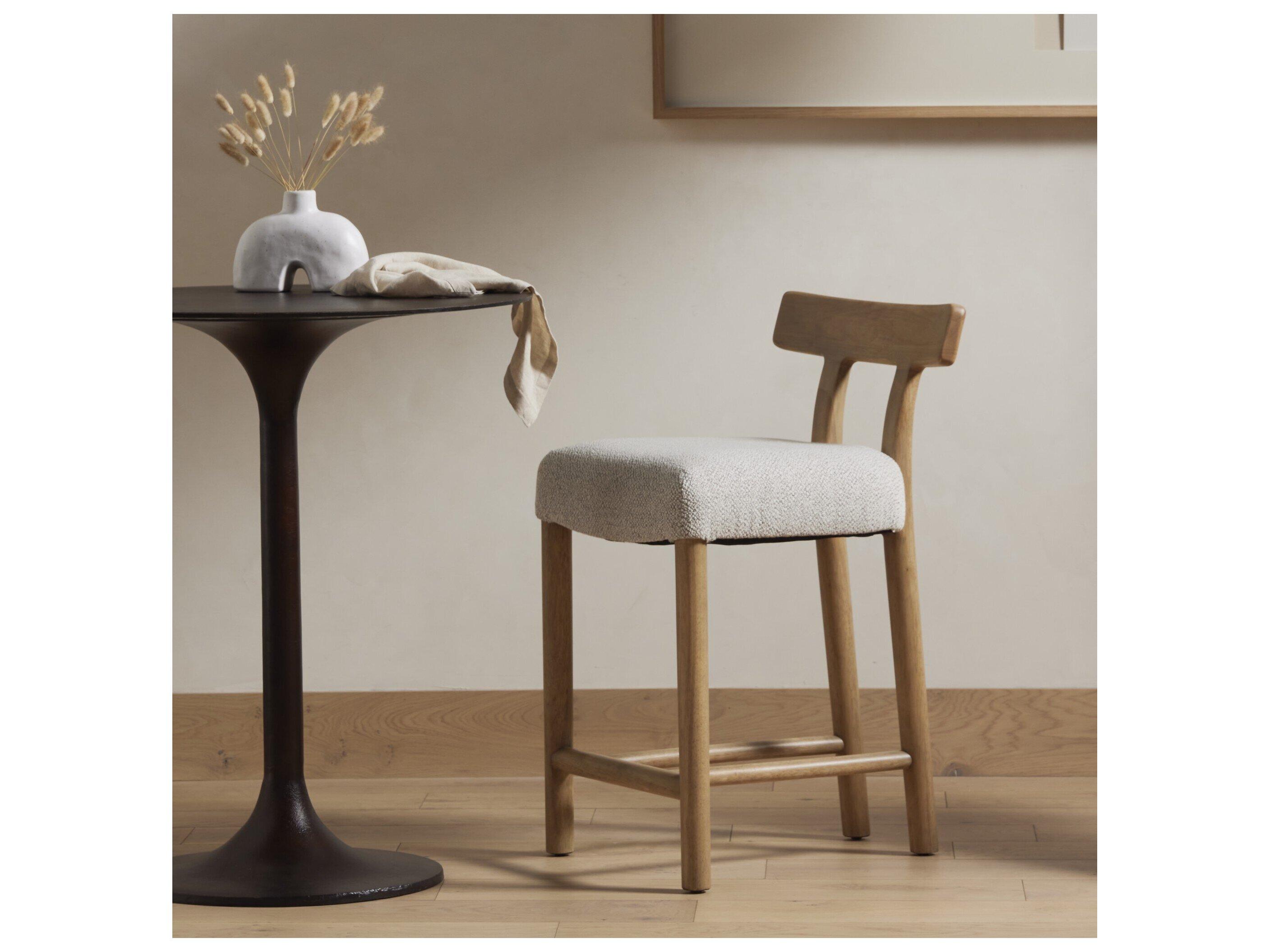 Four Hands Outdoor Marlow Antique Rust Aluminum Round Counter Table