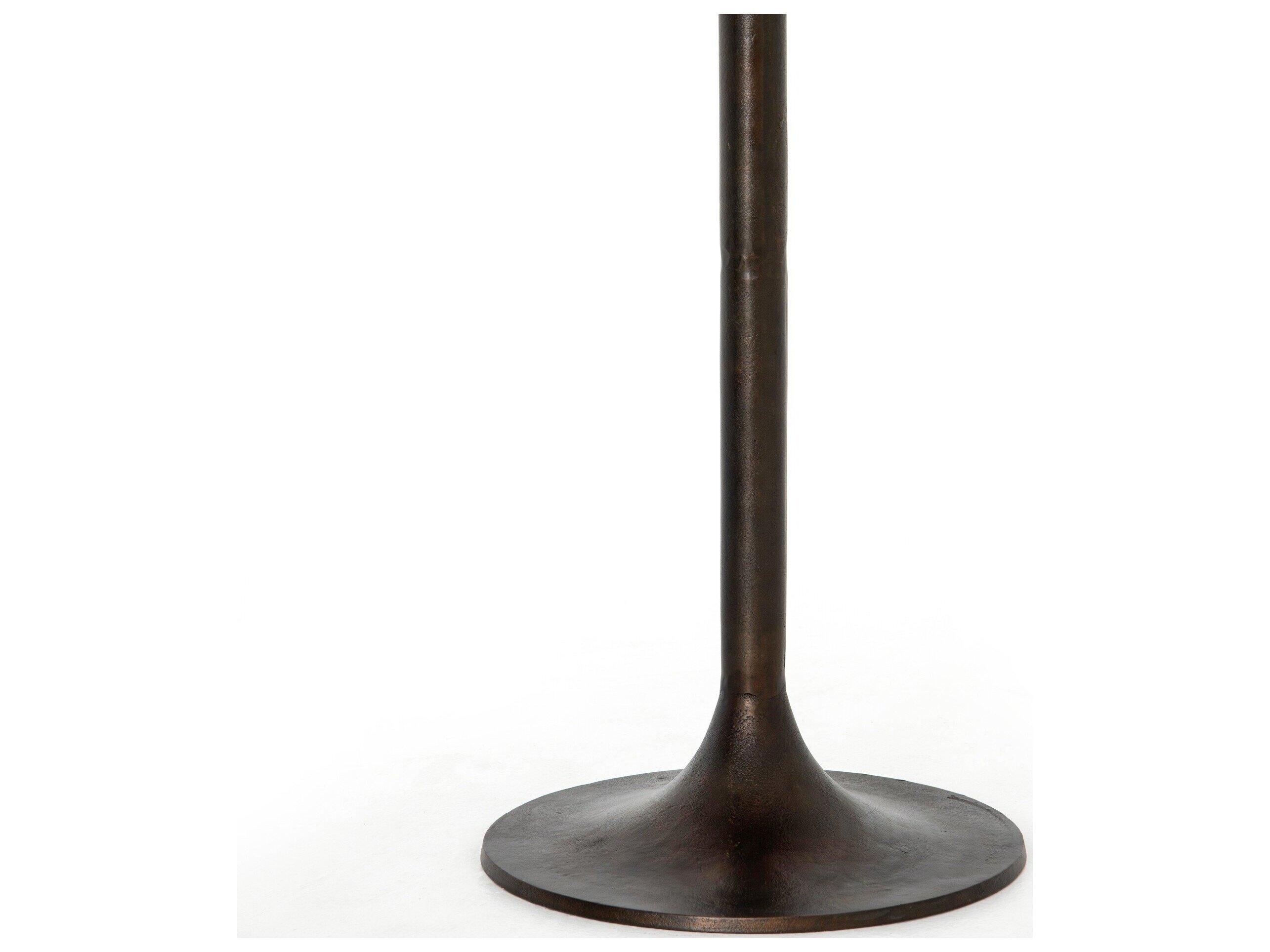 Four Hands Outdoor Marlow Antique Rust Cast Aluminum Round Counter Table