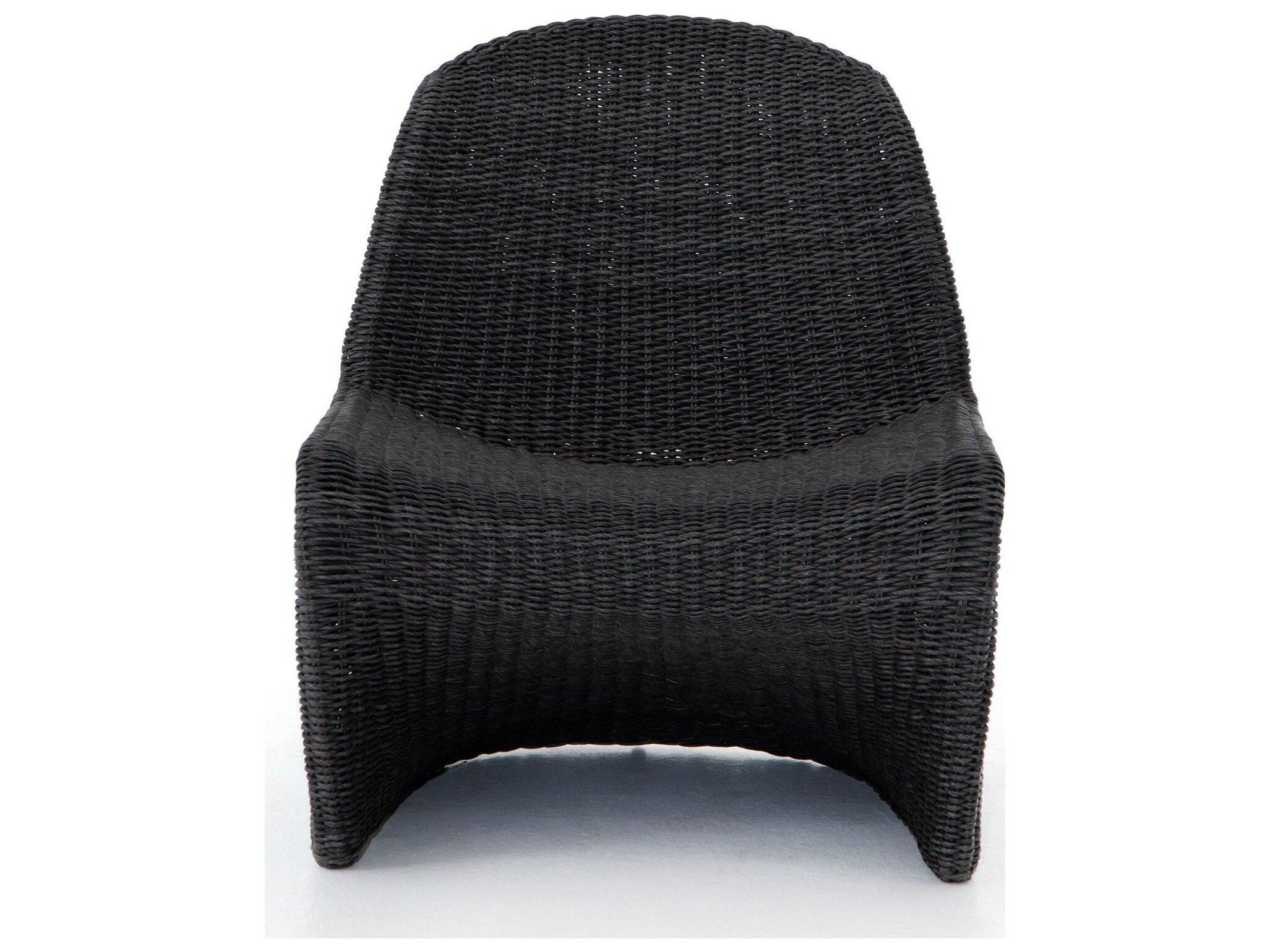 Four Hands Outdoor Grass Roots Vintage Coal Lounge Chair