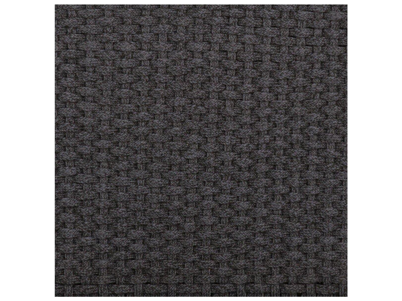 Four Hands Outdoor Solano Thick Dark Grey Rope / Weathered Teak Strap Bar Stool