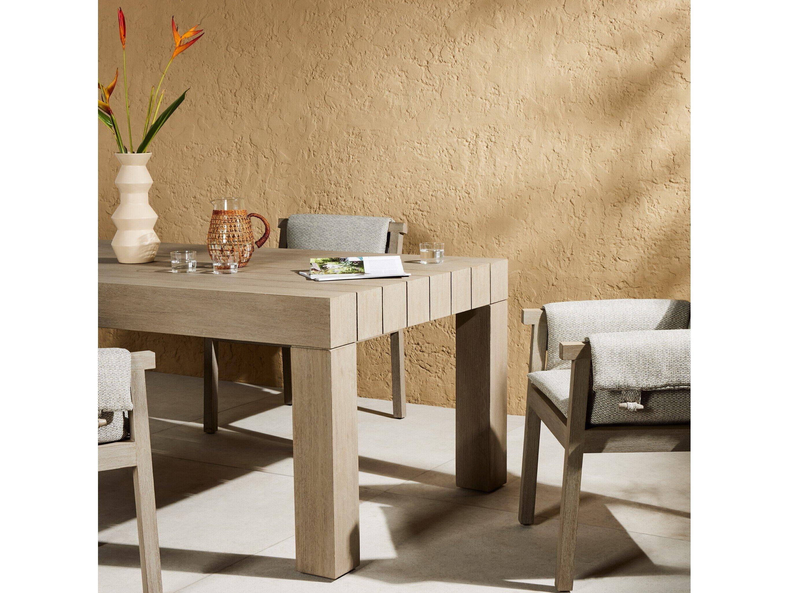 Four Hands Outdoor Solano Wood Rectangular Dining Table