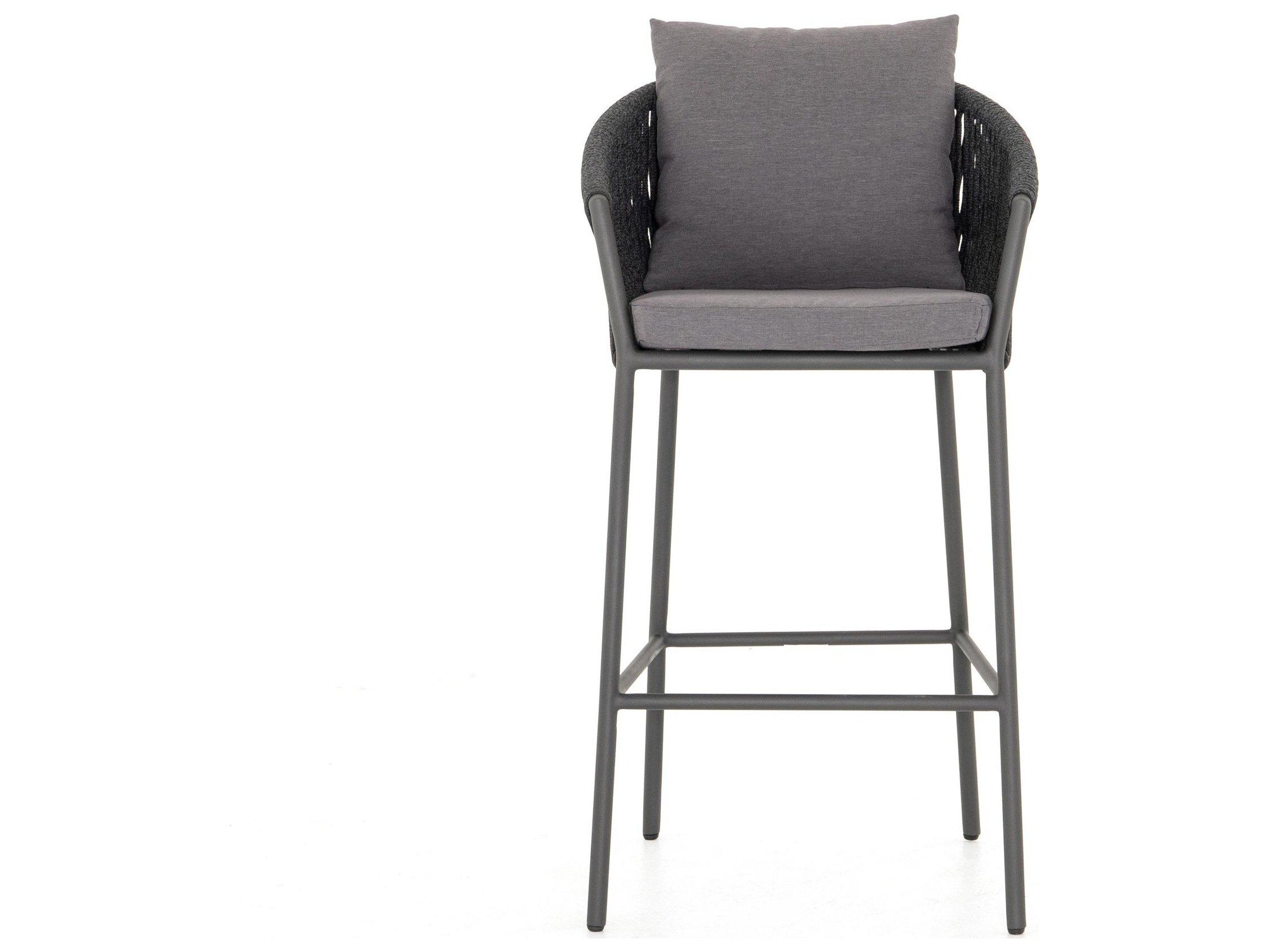 Four Hands Outdoor Solano Aluminum Cushion Bar Stool