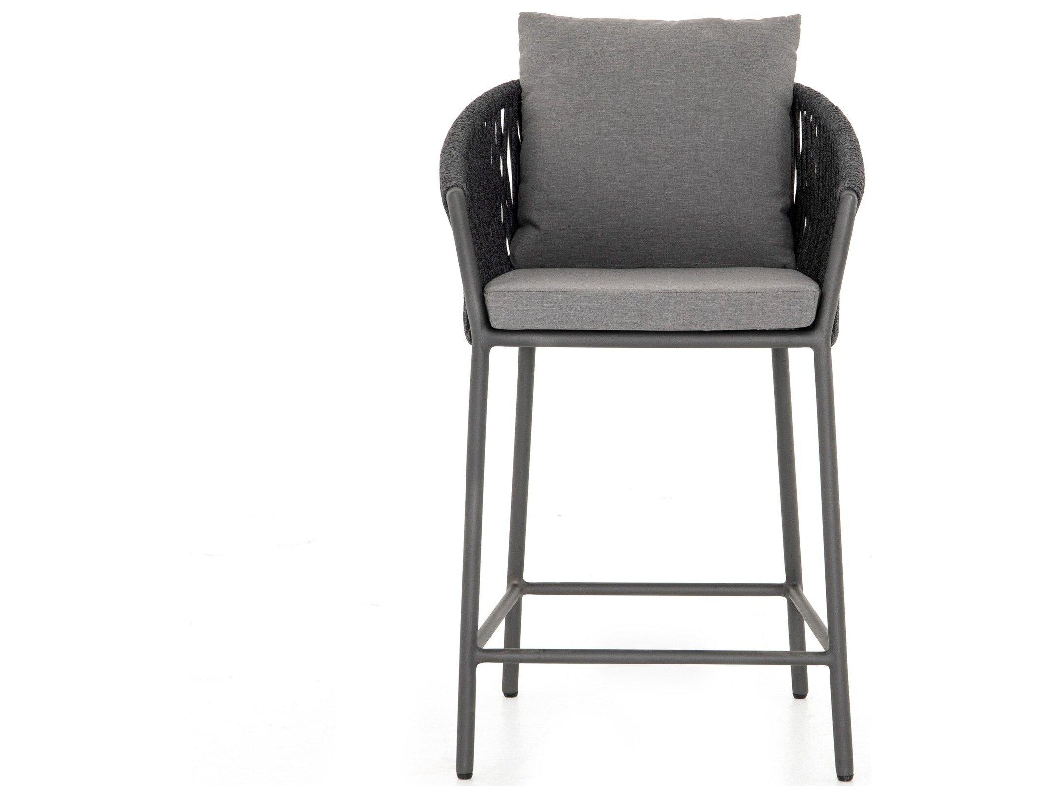 Four Hands Outdoor Solano Aluminum Cushion Counter Stool