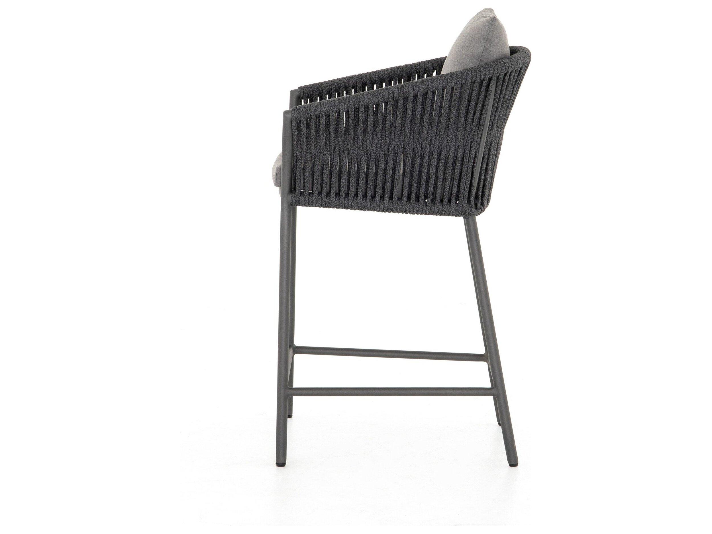 Four Hands Outdoor Solano Aluminum Cushion Counter Stool