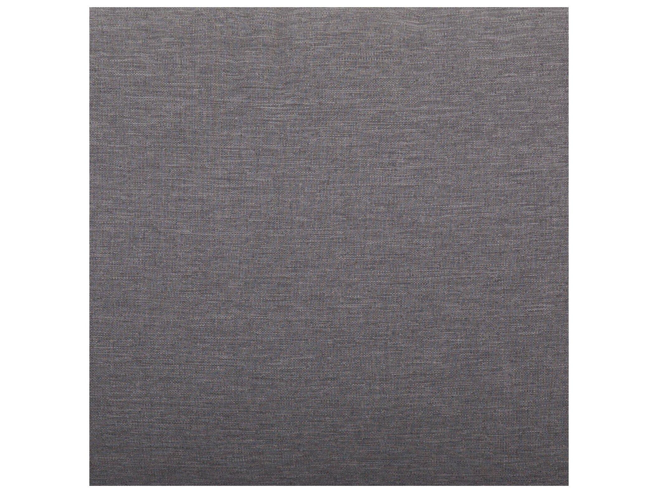 Four Hands Outdoor Solano Charcoal Weathered Grey Dark Strap Teak Cushion Sofa