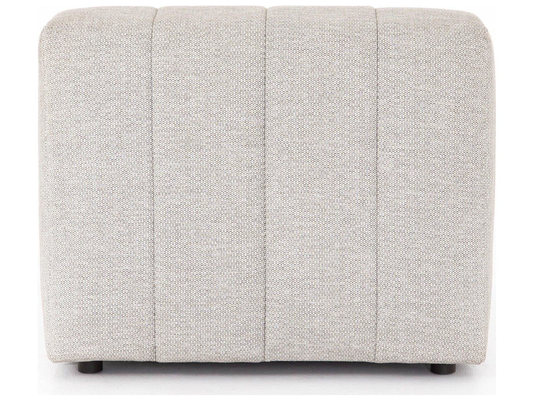 Four Hands Outdoor Solano Faye Ash Cushion Armless Lounge Chair