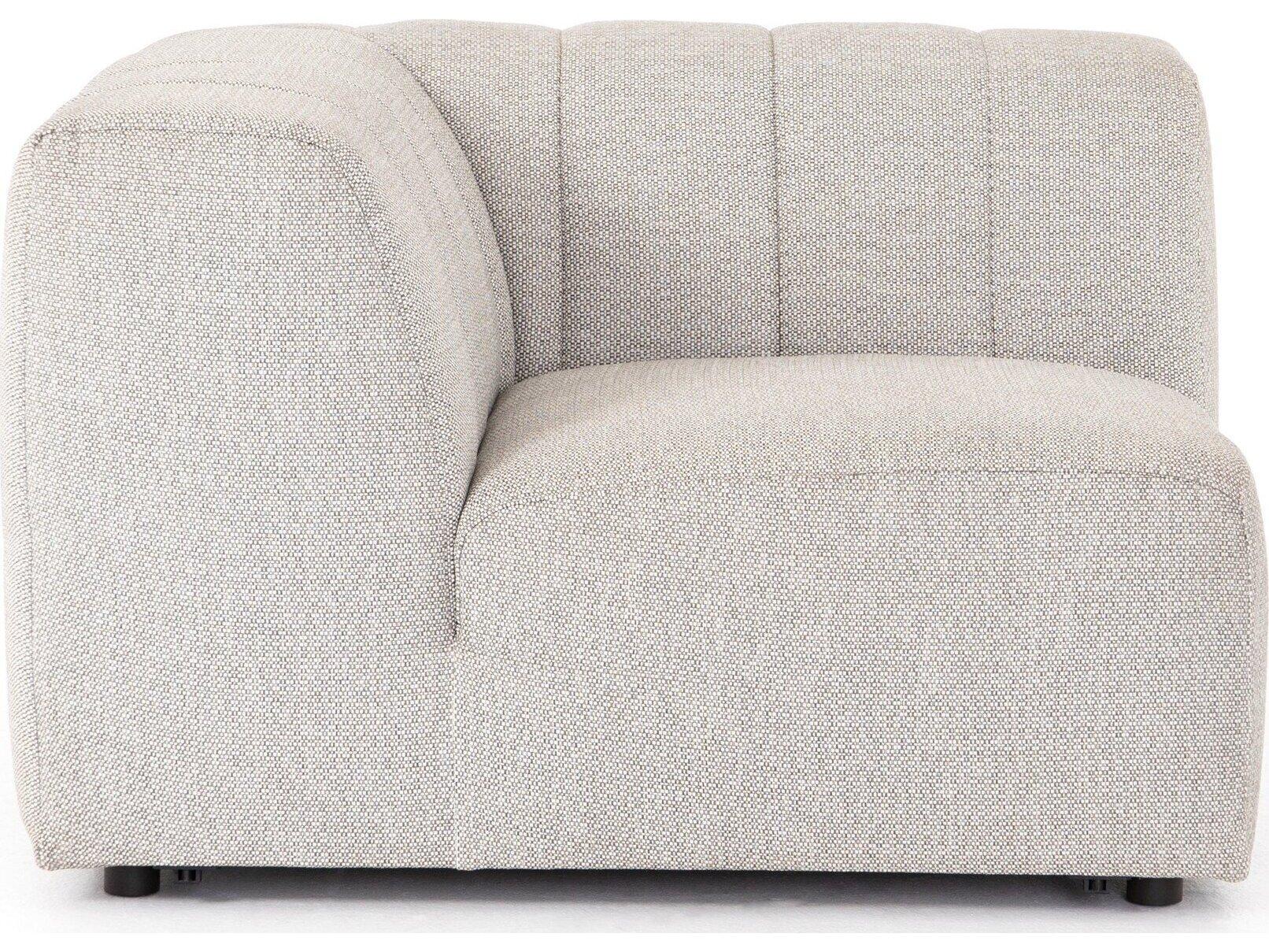 Four Hands Outdoor Solano Faye Ash Cushion Corner Lounge Chair