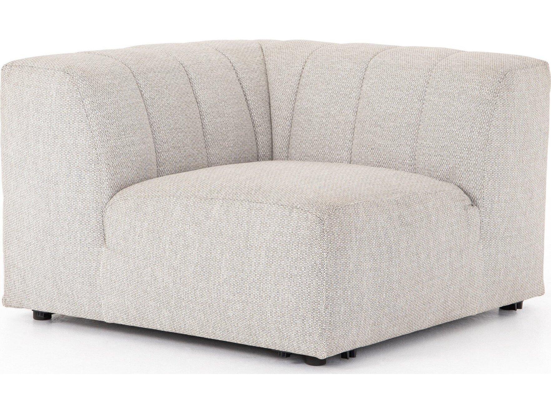 Four Hands Outdoor Solano Faye Ash Cushion Corner Lounge Chair