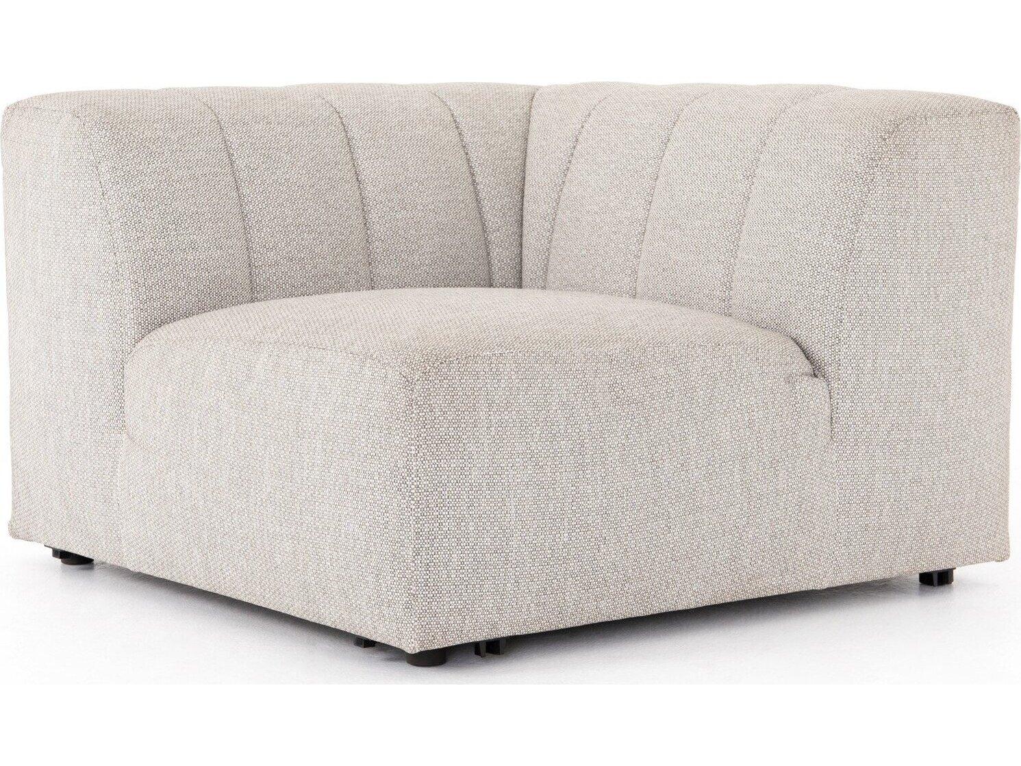 Four Hands Outdoor Solano Faye Ash Cushion Corner Lounge Chair