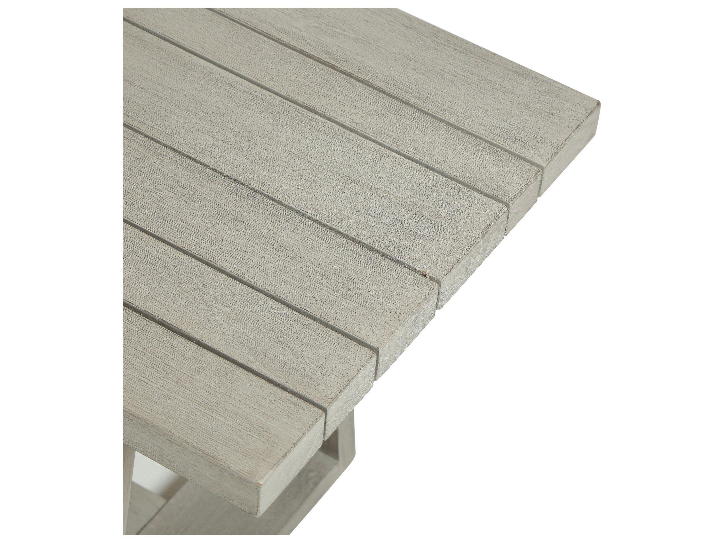 Luxecor Globetrotter Outdoor Weathered Grey Teak Bench