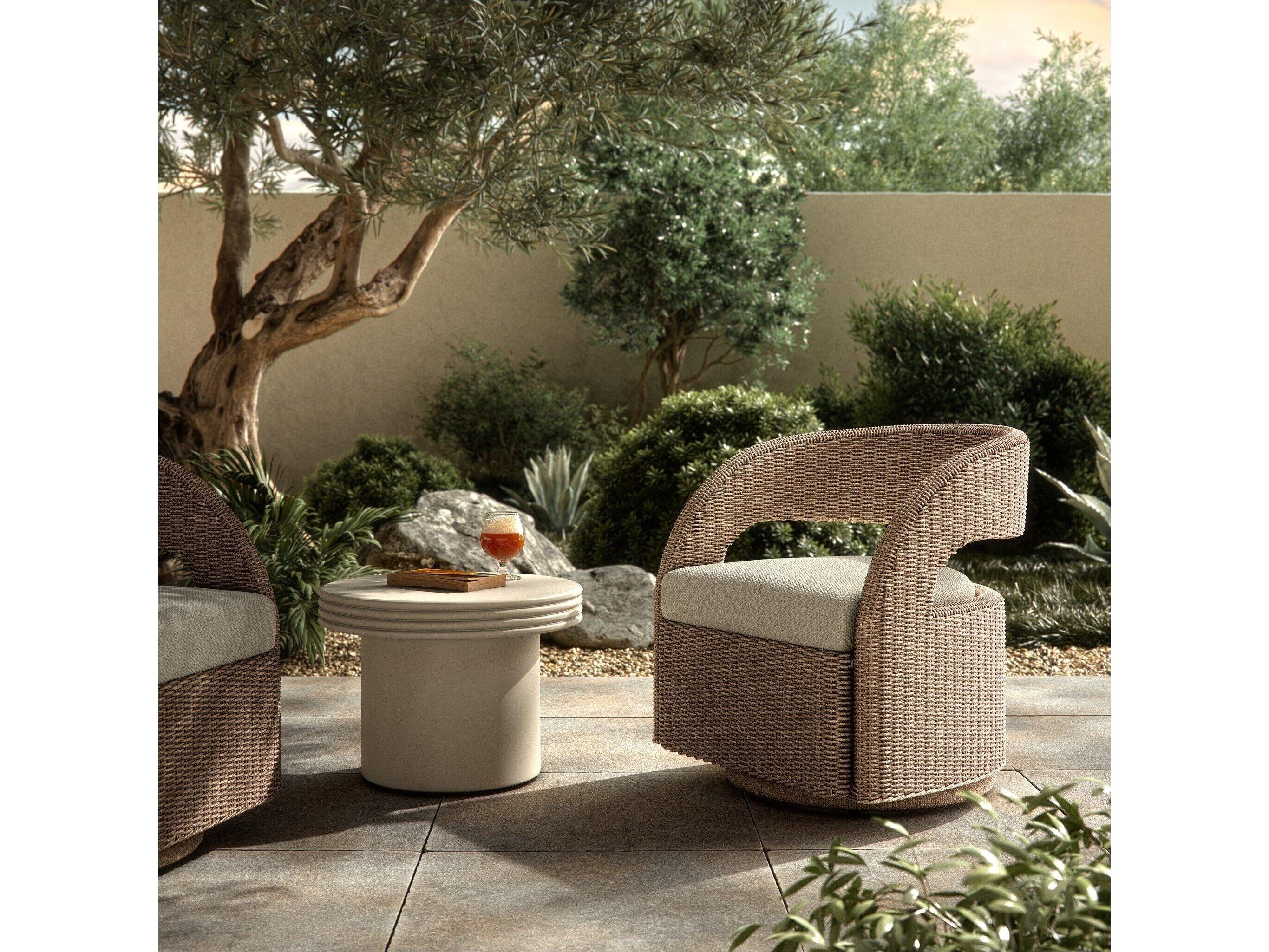 Four Hands Outdoor Providence Wicker Cushion Lounge Set